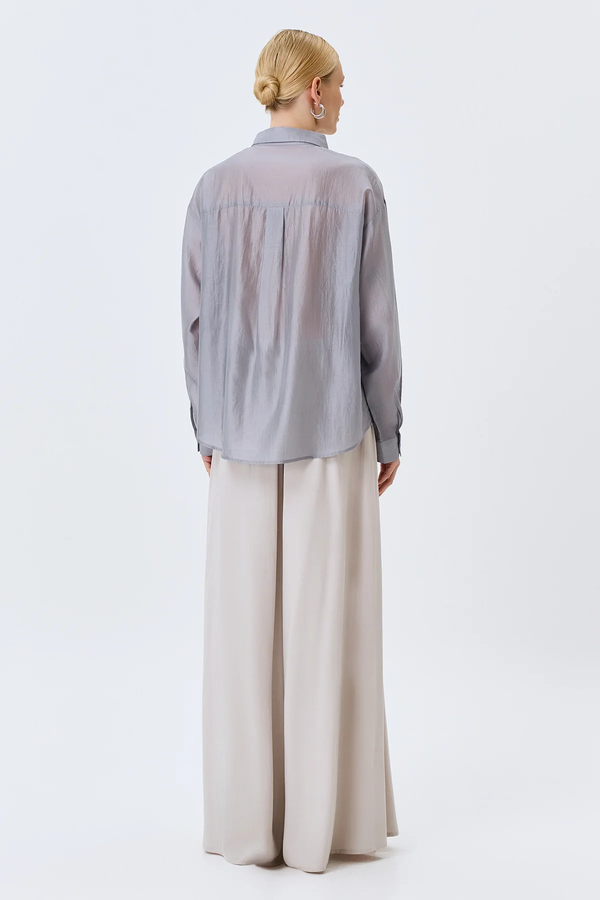 Широкие брюки-палаццо, 46