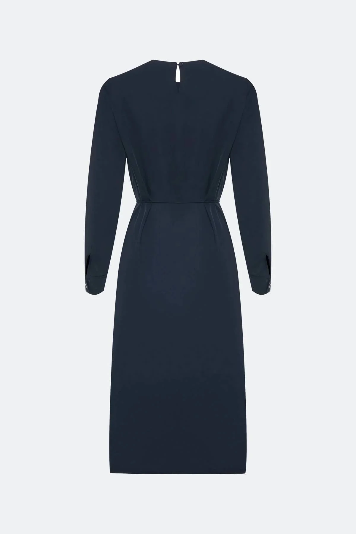 Платье-миди с драпировкой, 38