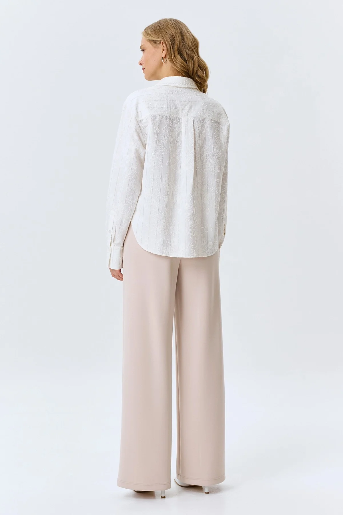 Брюки из мягкого модала с застроченными стрелками, 36