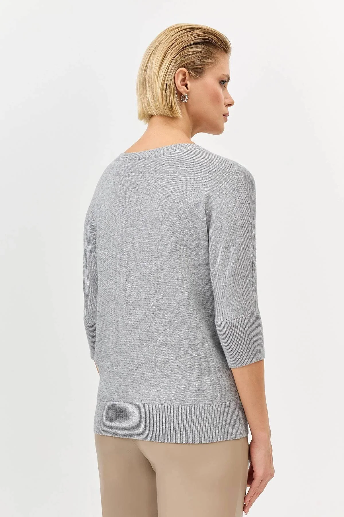 Нежный джемпер с шелком, 36