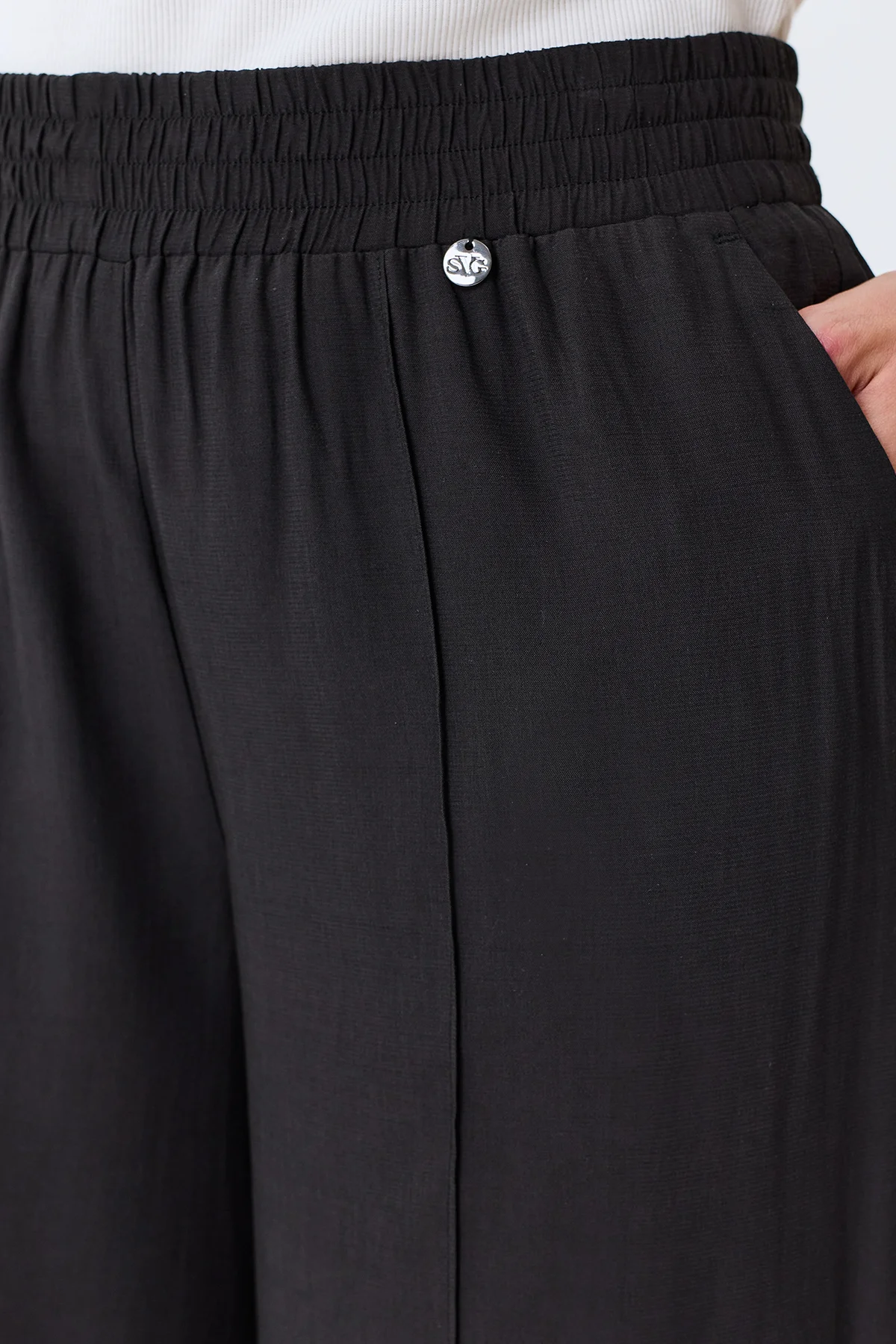 Легкие брюки с кулиской по низу, 44