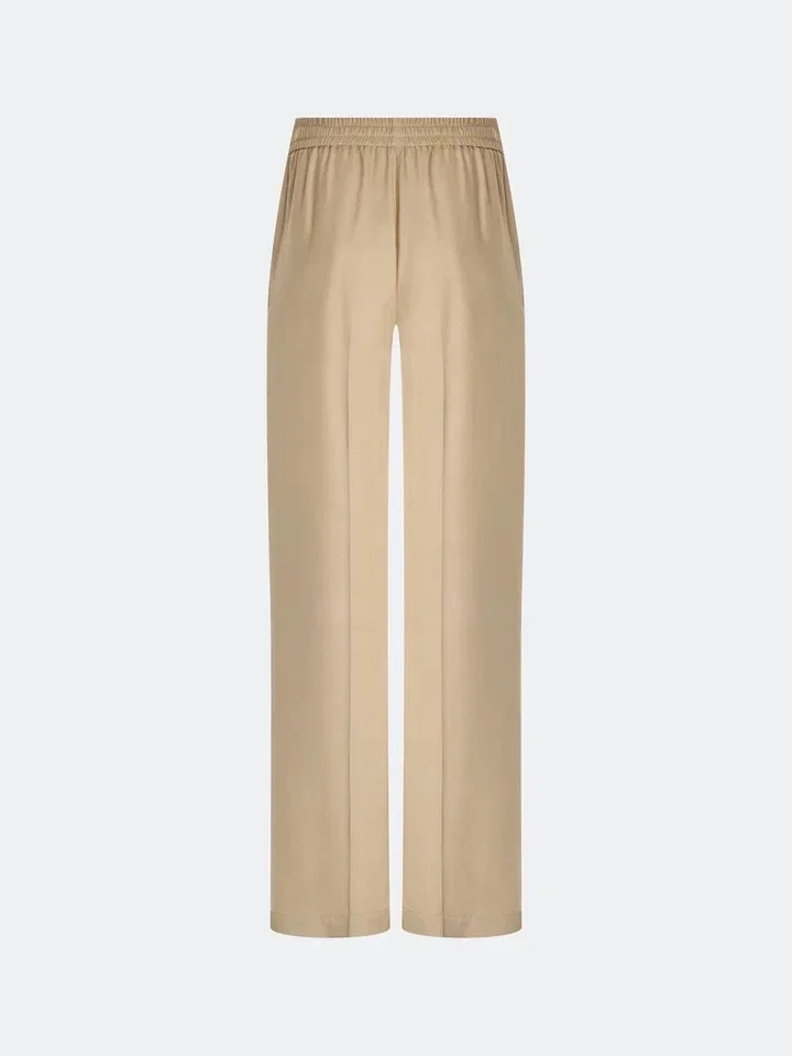 Расслабленные брюки из смесовой вискозы, 46