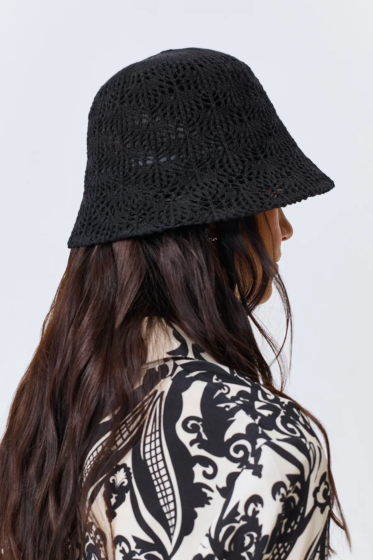 Хлопковая ажурная панама, One