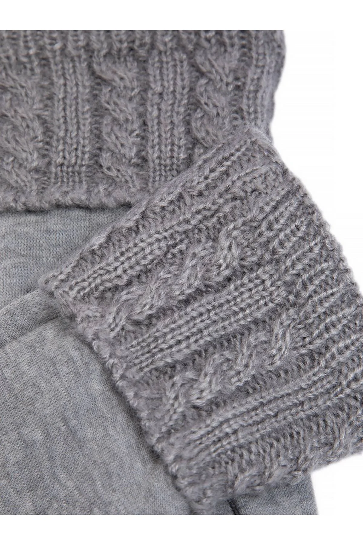 Перчатки серые, One