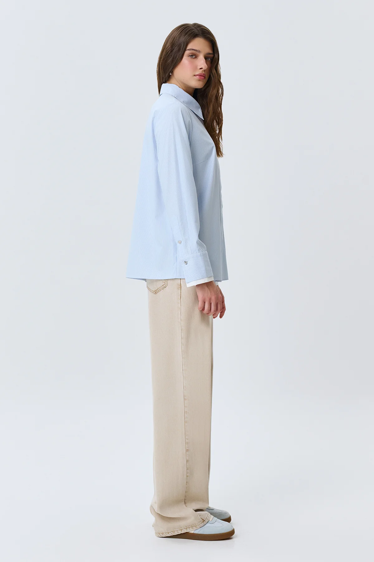 Базовая блузка из бамбукового волокна, 52