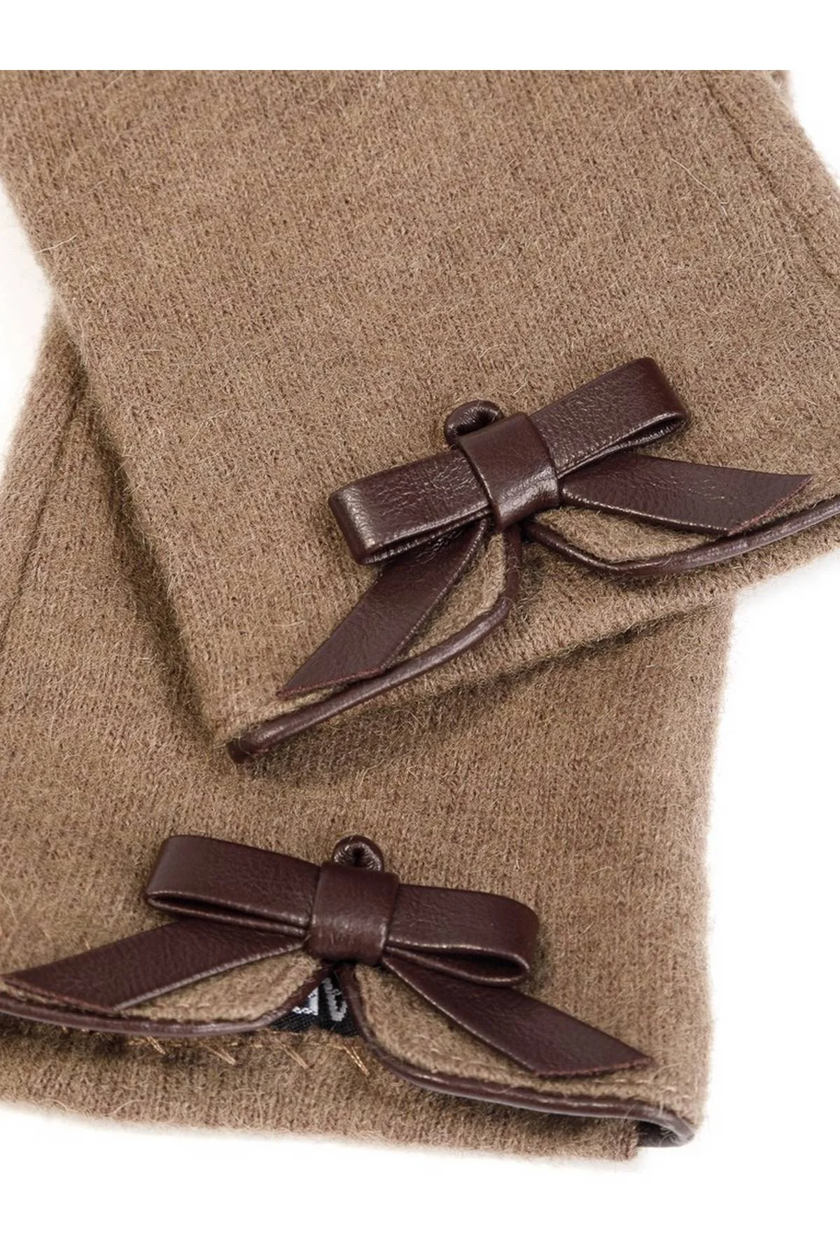 Перчатки серо-коричневые, M