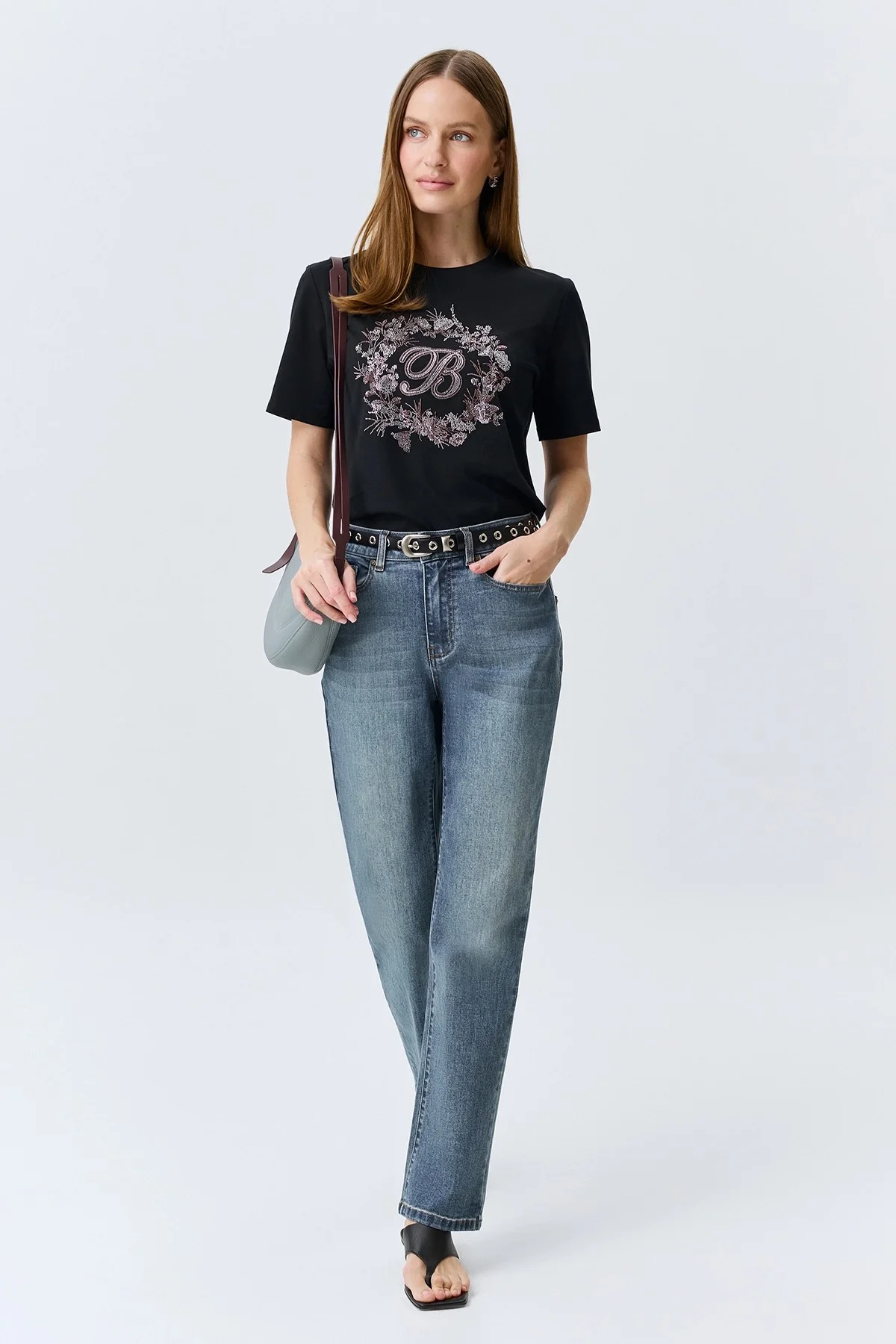 Джинсы Slim fit с деликатной варкой, 42