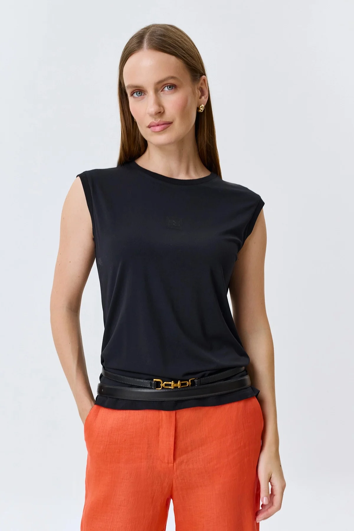 Базовый топ из бамбукового волокна, 44