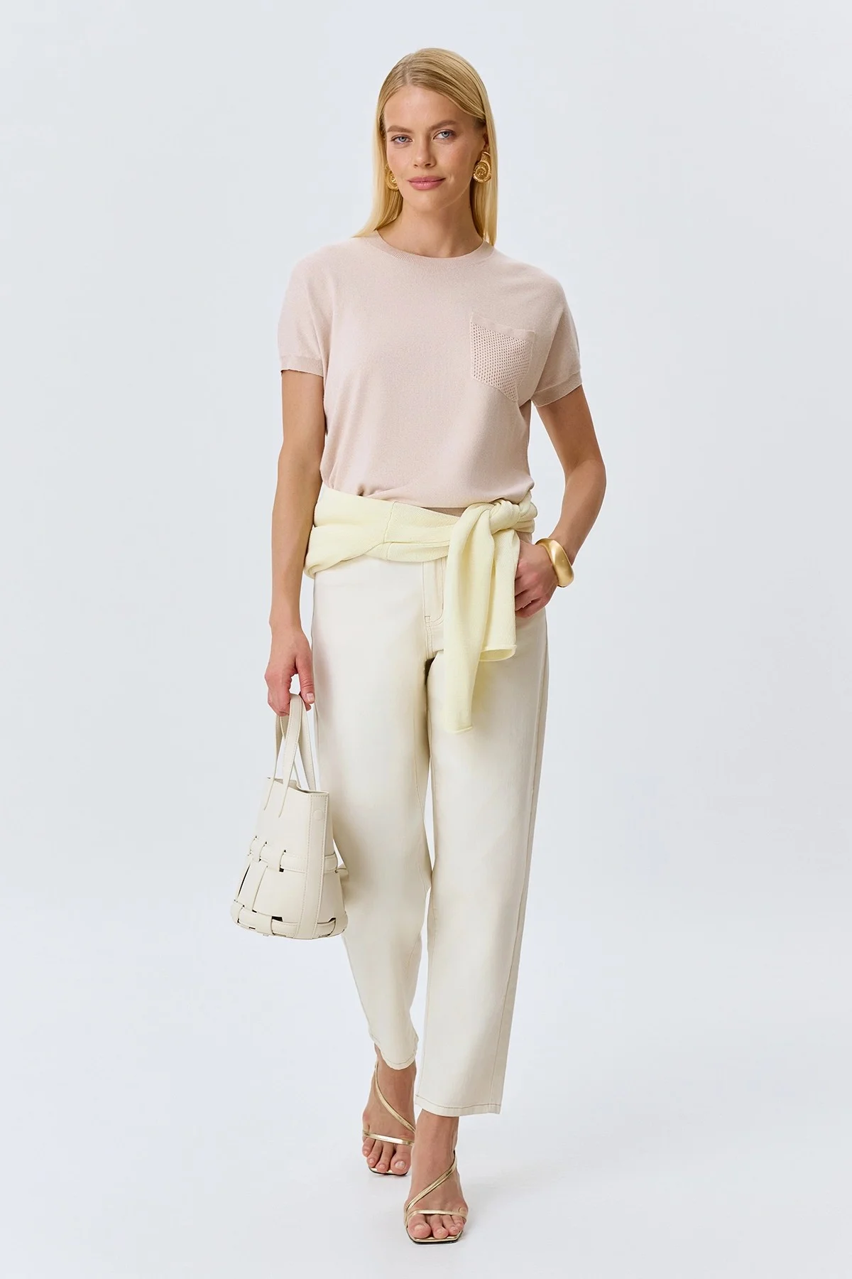 Базовый хлопковый топ, 46