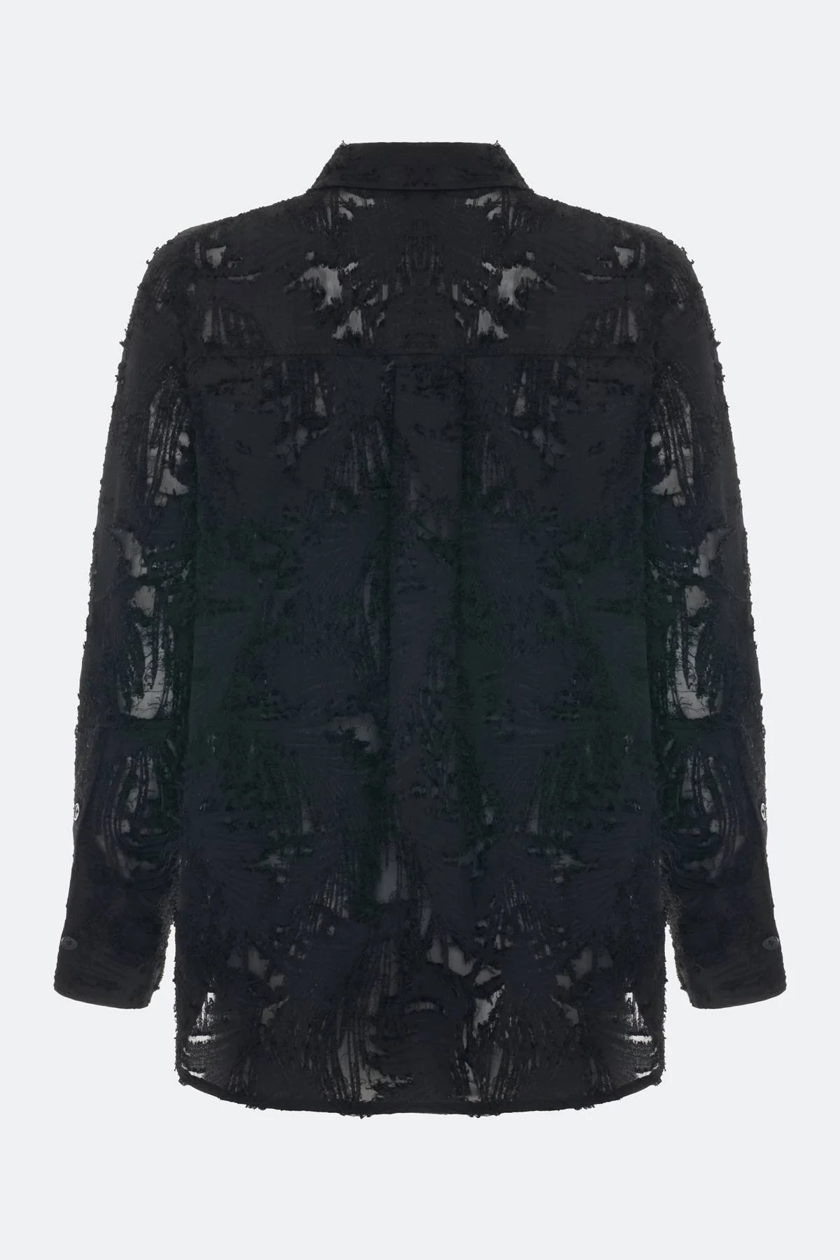 Блузка из фактурной ткани, 52