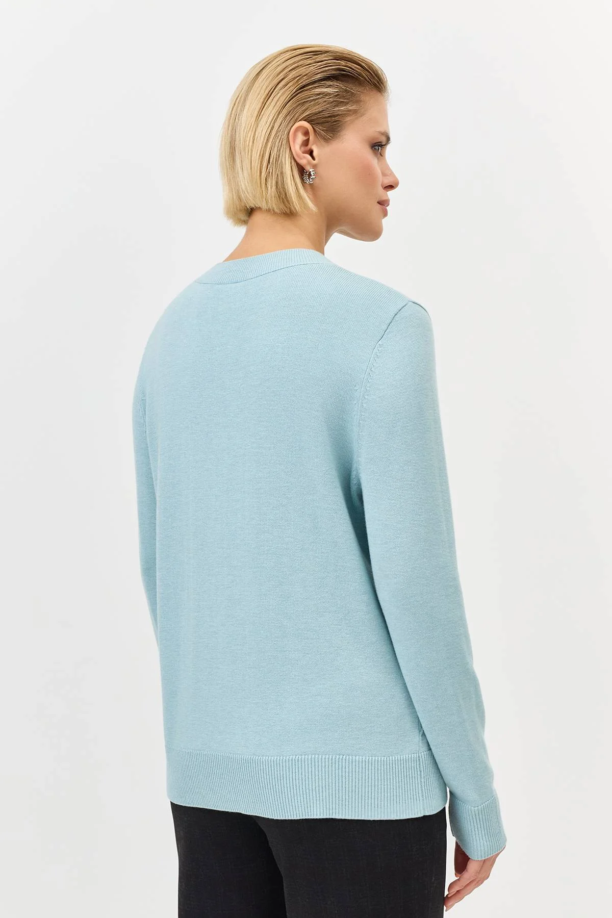 Лимитированная серия джемпер фактурной вязки и ремень, 40