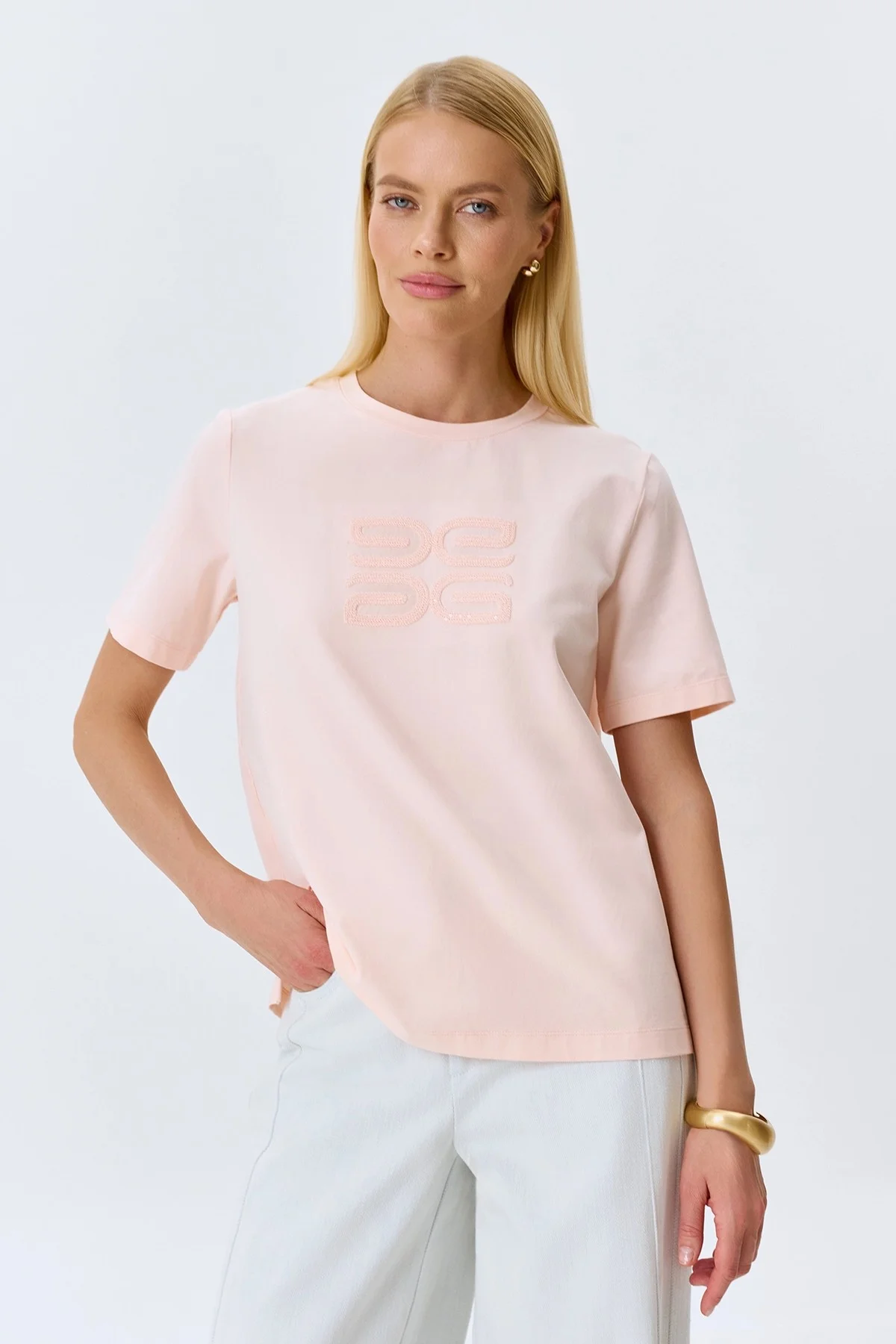 Футболка с вышивкой лого, 34