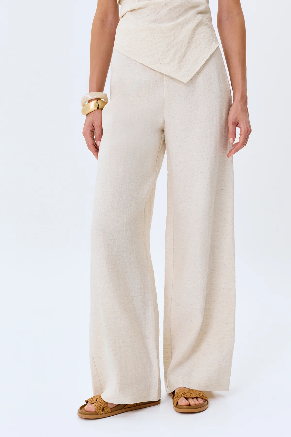 Брюки алладины шаровары на резинке, 48