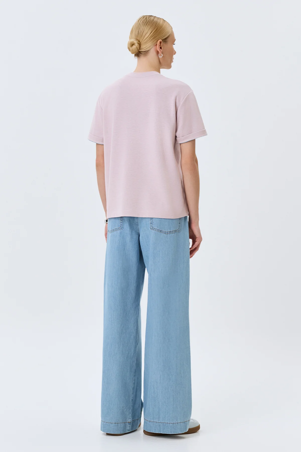 Тонкие хлопковые джинсы, 48