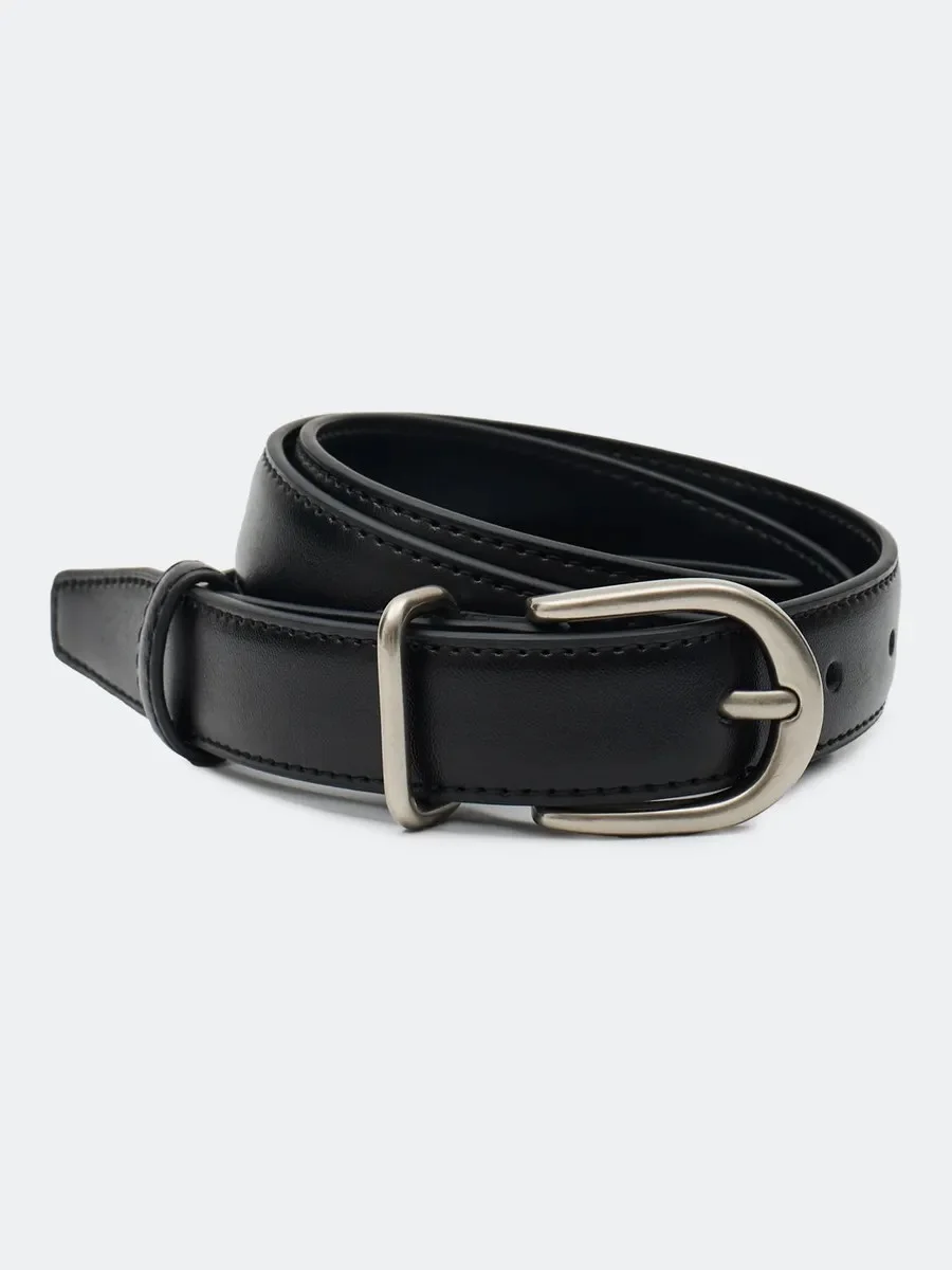 Ремень с прямоугольной пряжкой, S
