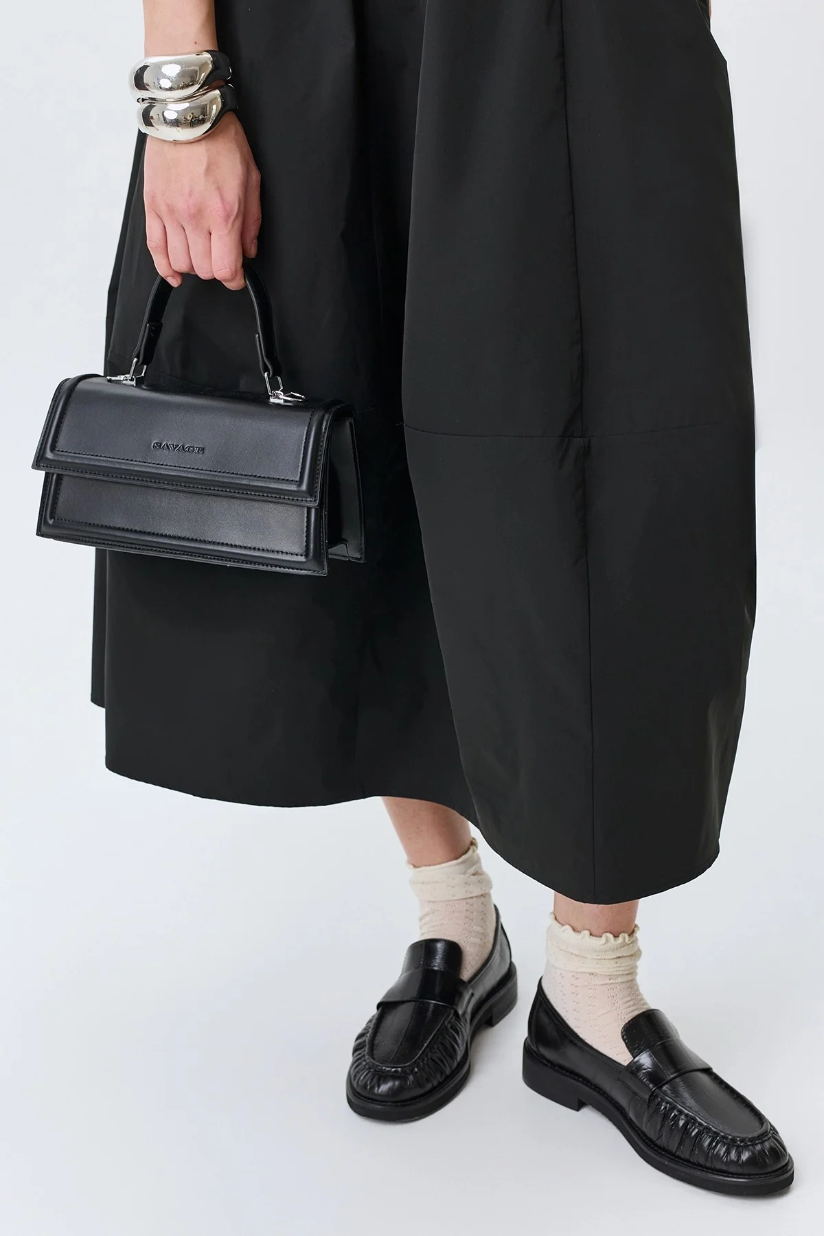 Сумка-багет из искусственной кожи, One