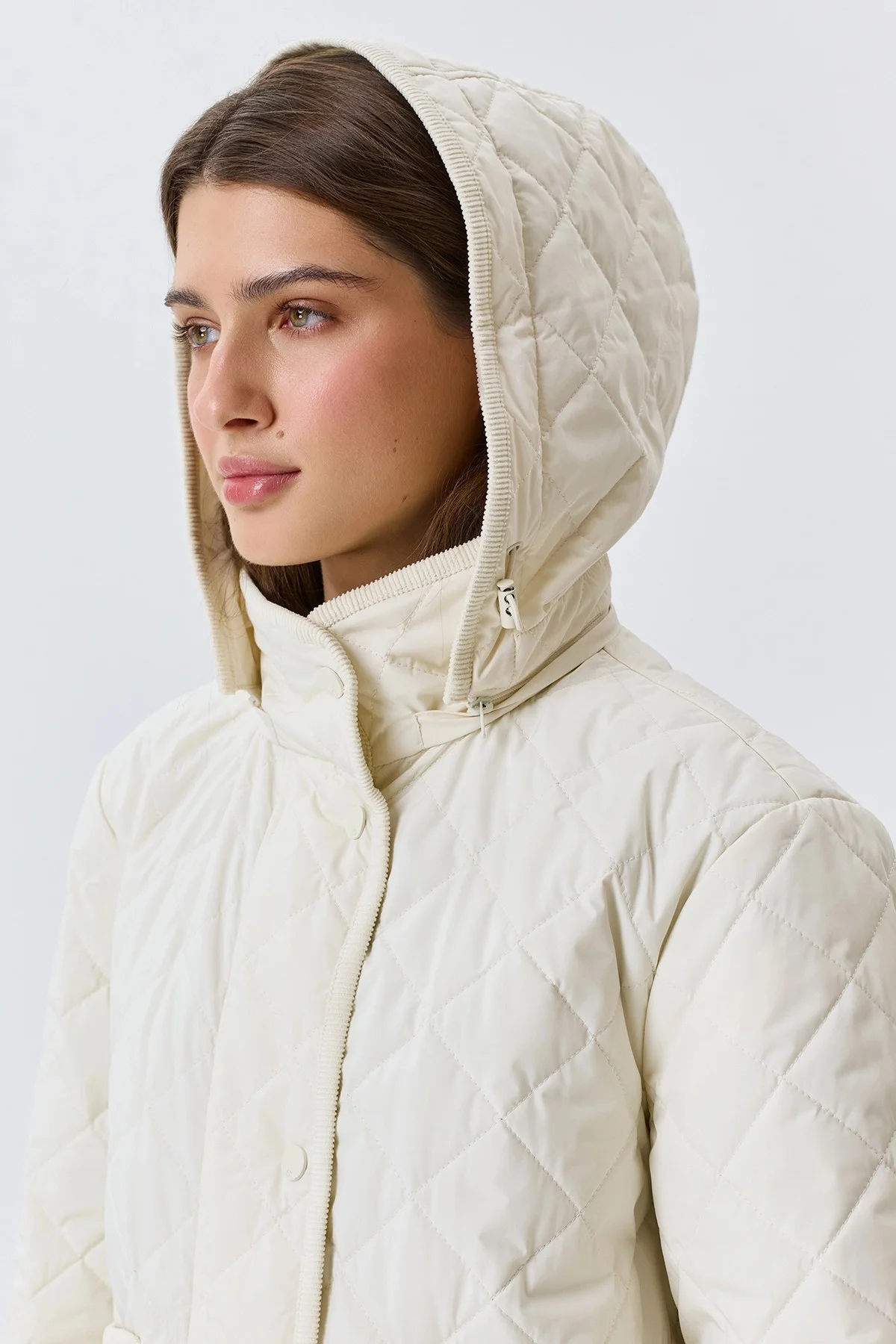 Куртка с ромбовидной стежкой, 44