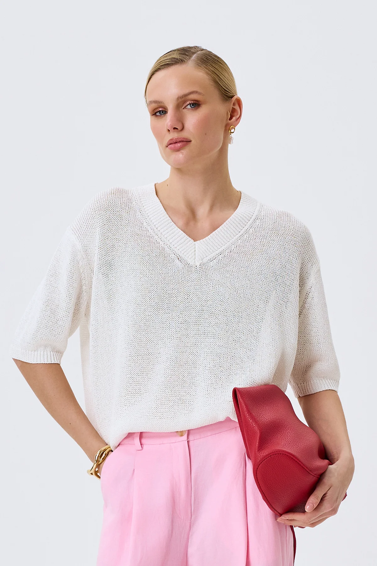 Вязаный джемпер из вискозы, 42