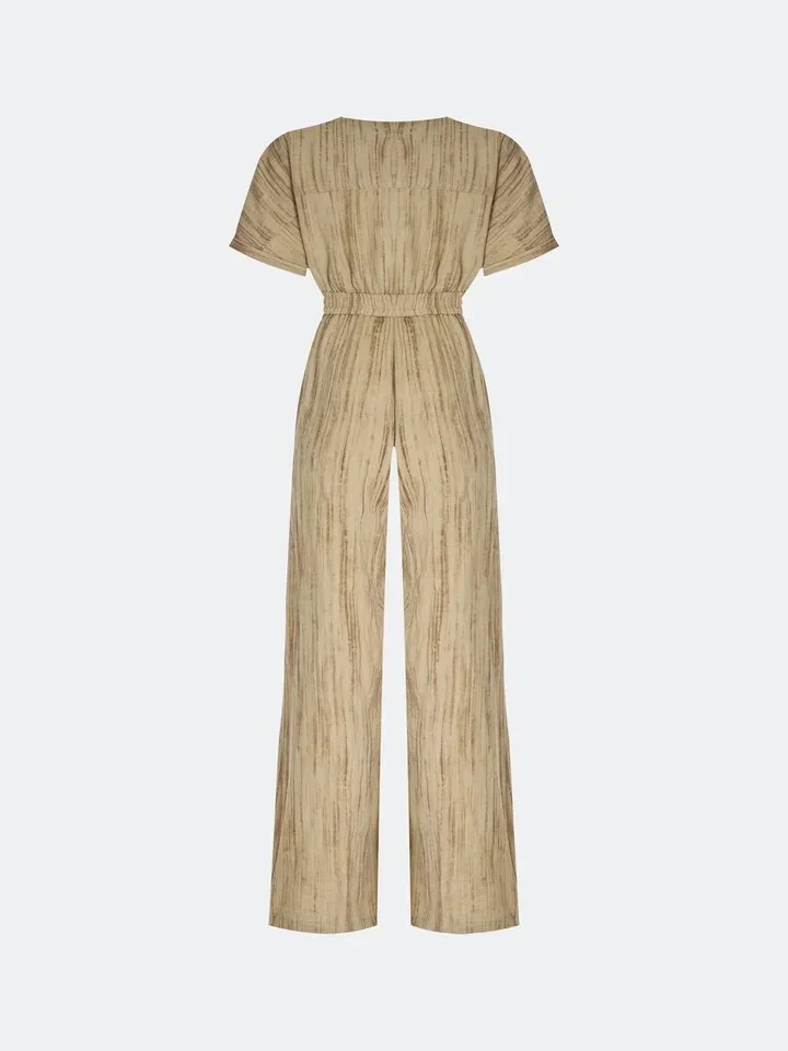 Легкий комбинезон из вискозы с крэш-эффектом, 44