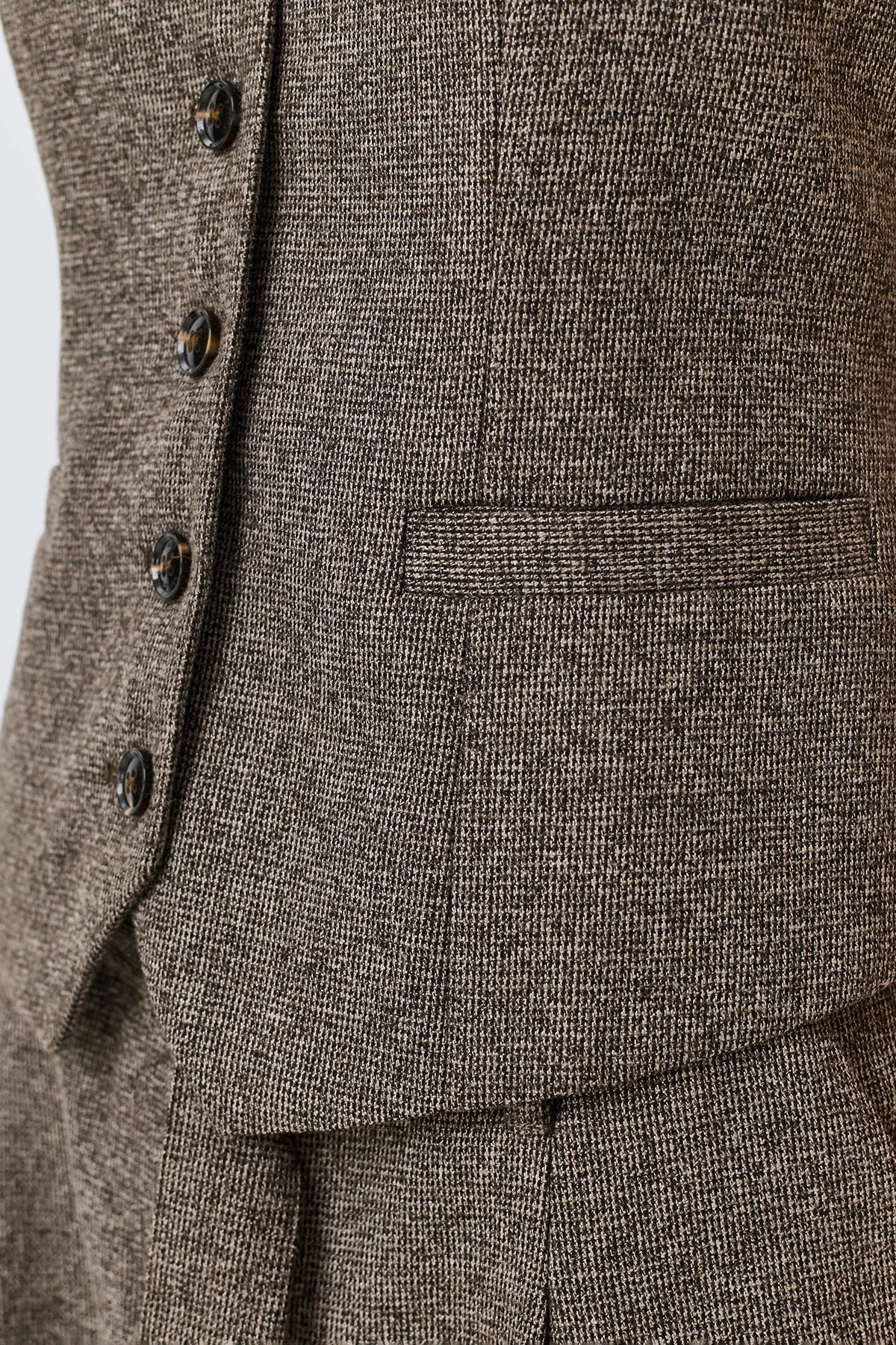 Жилет с узором Herringbone, 42