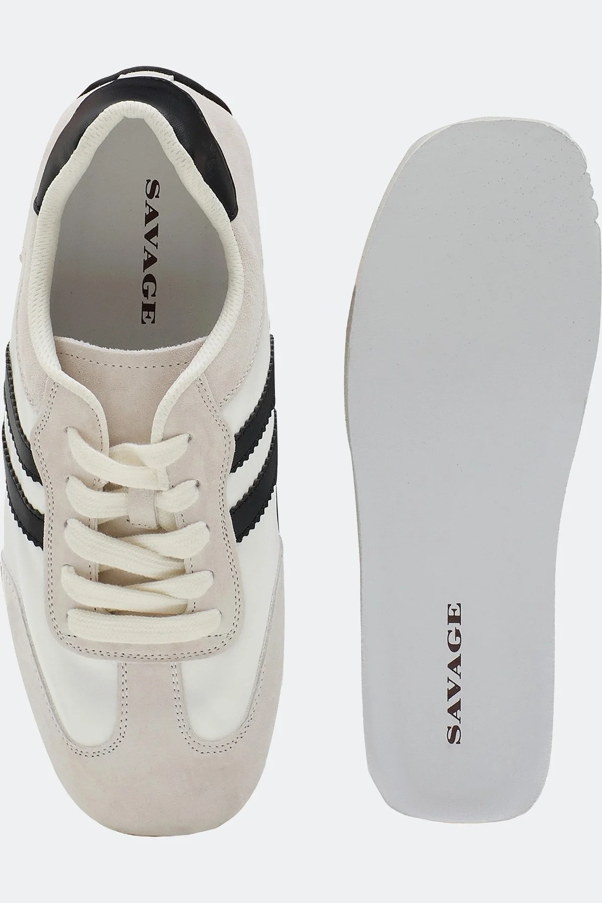 Комбинированные кроссовки с контрастными деталями, 38