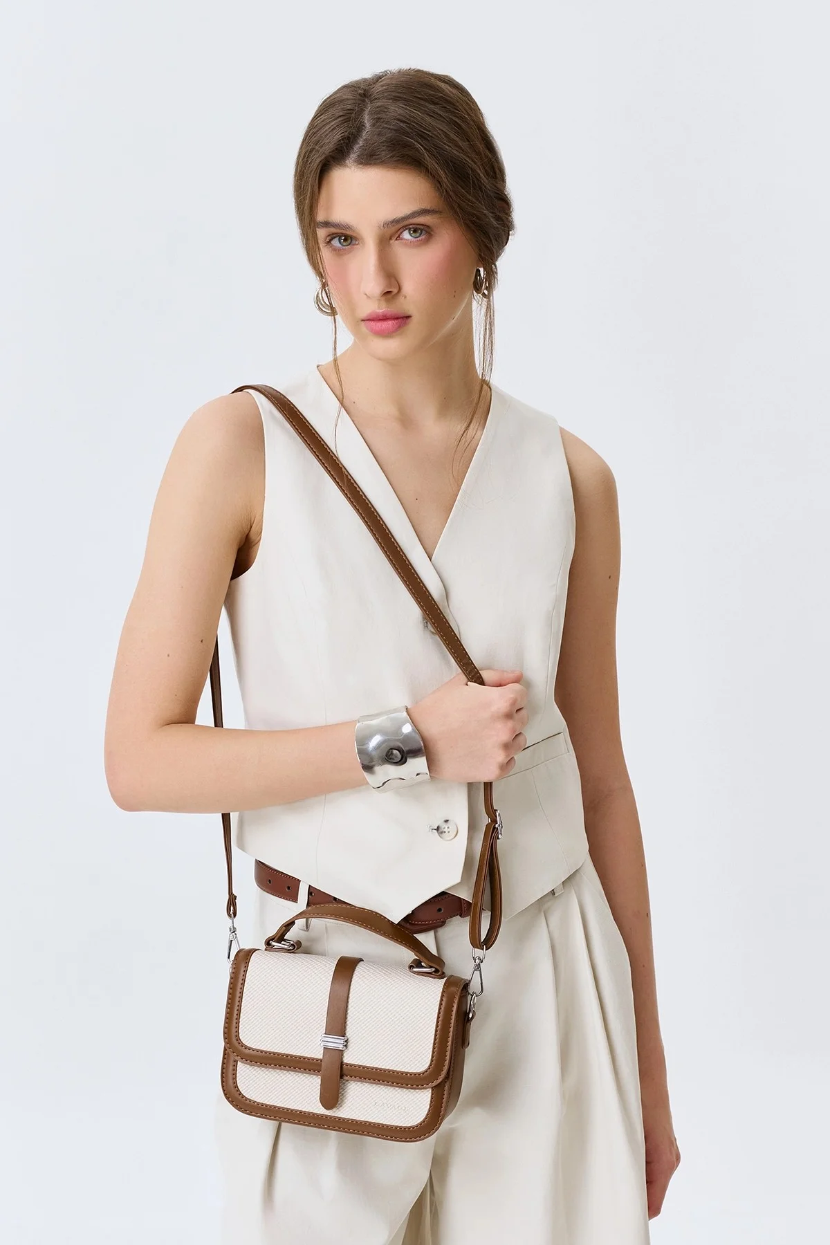 Контрастная сумка кроссбоди, One