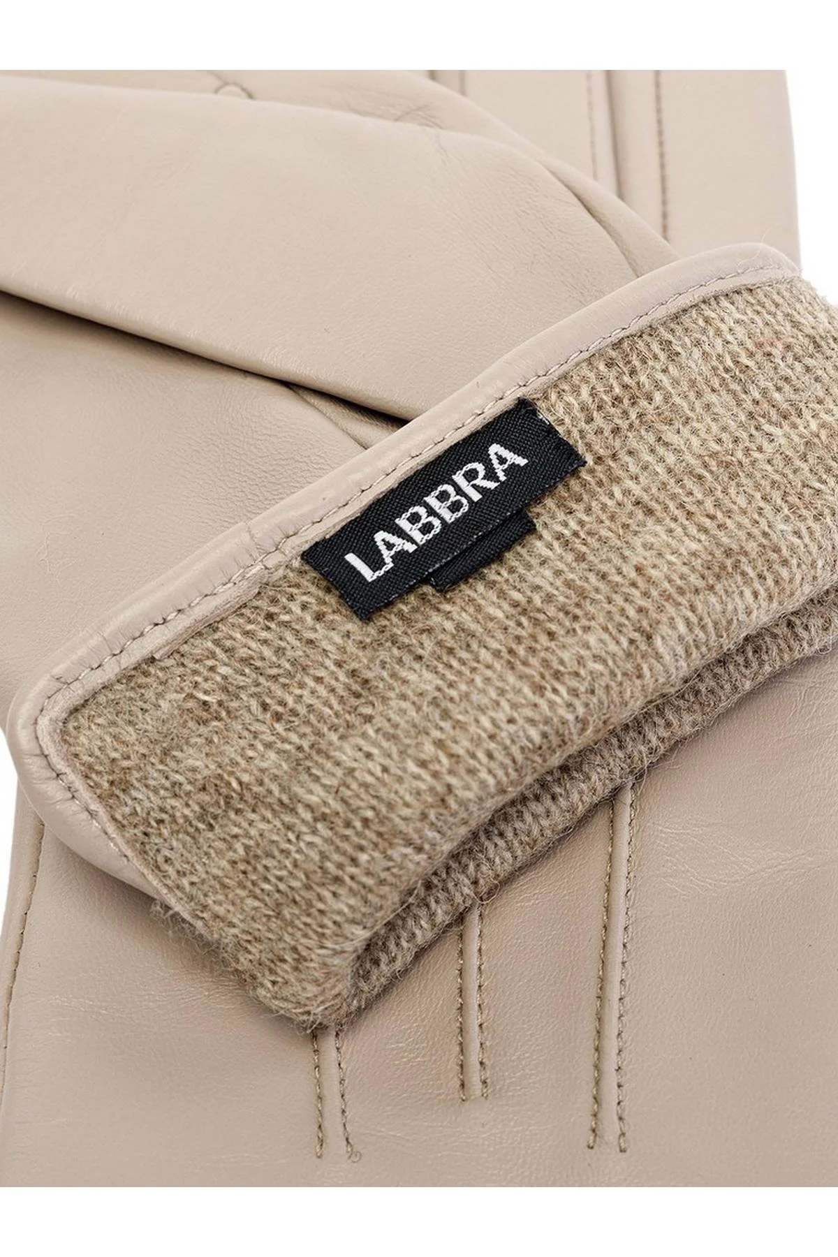 Перчатки серо-бежевые, 7