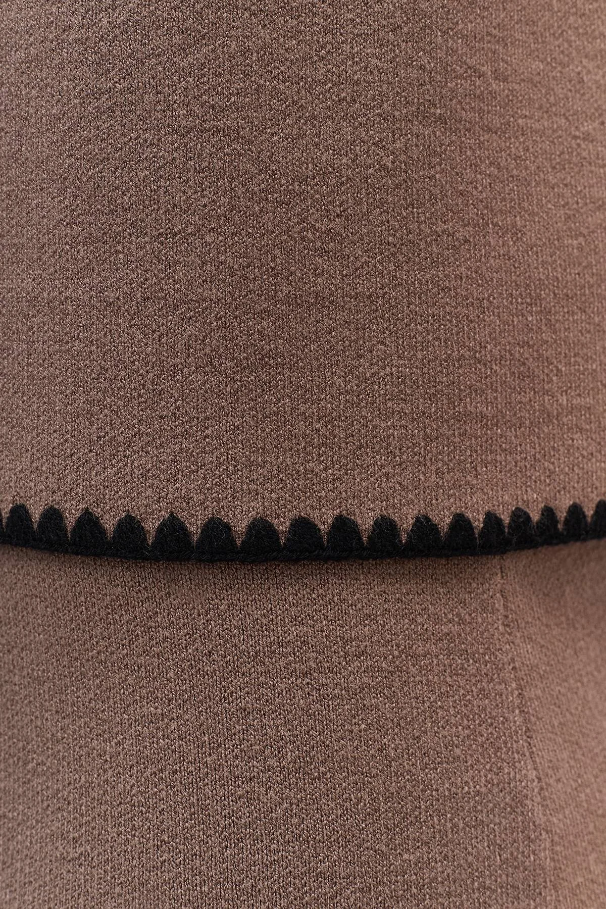 Лимитированная серия свободный джемпер с коротким рукавом и ремень, 42