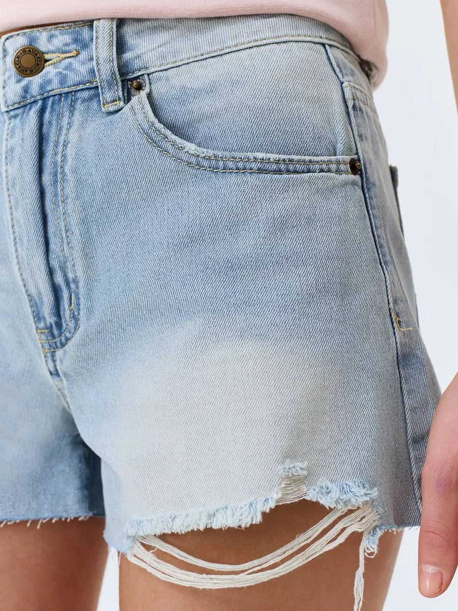 Шорты джинсовые короткие, 44