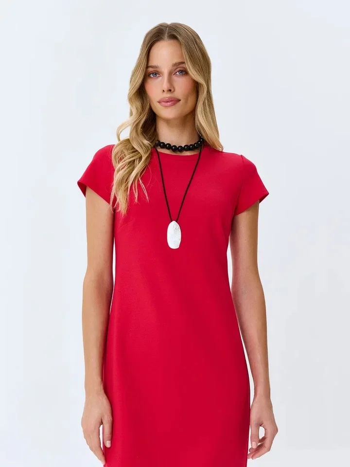 Платье длинное вечернее с разрезом, 50