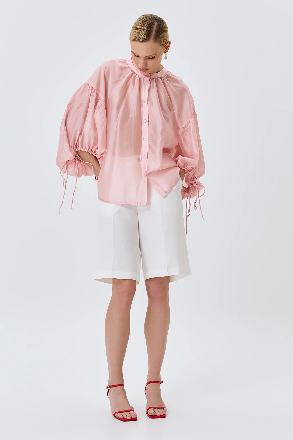 Романтичная блузка в стиле "Бохо-шик", 46