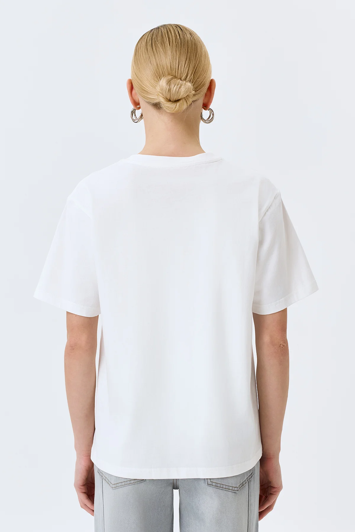 Футболка с акварельным принтом, 42