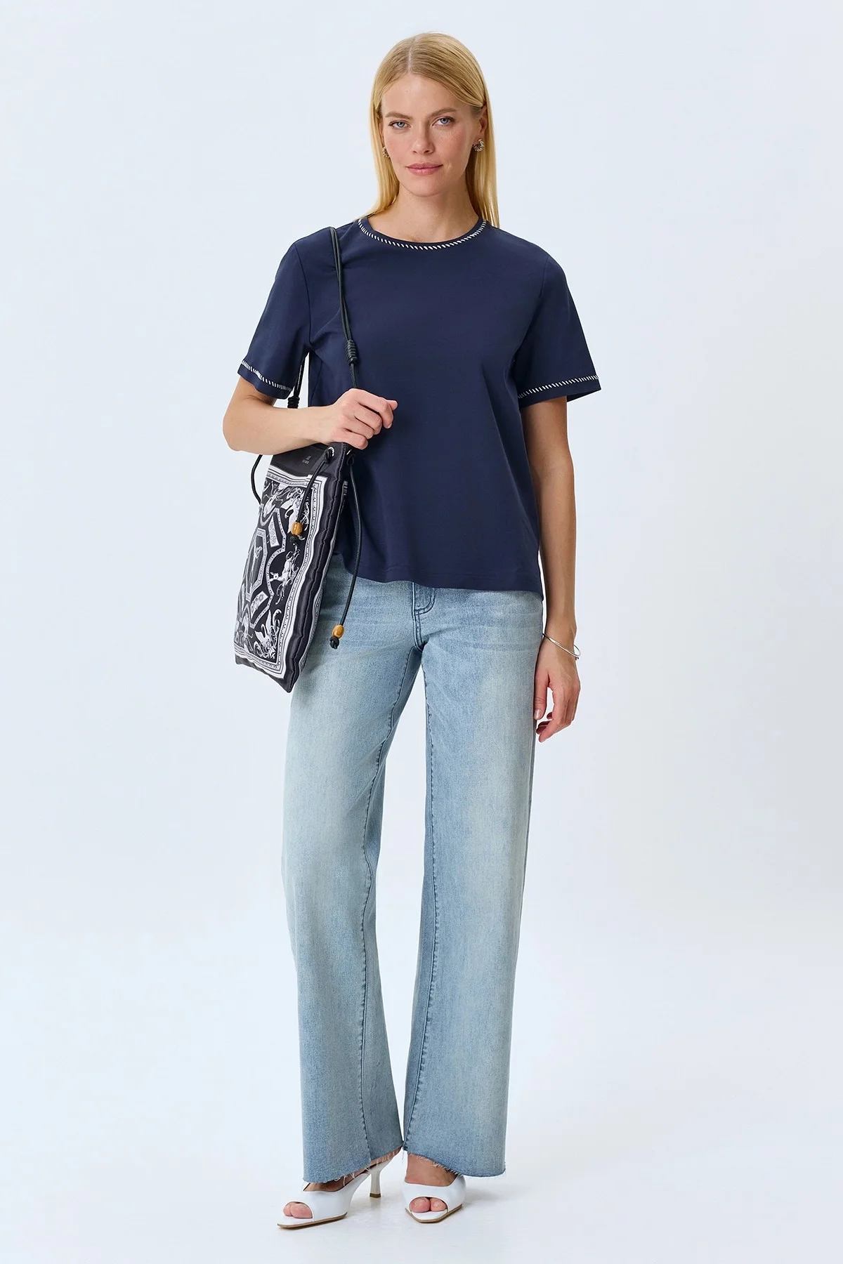 Джинсы Row hem, 42