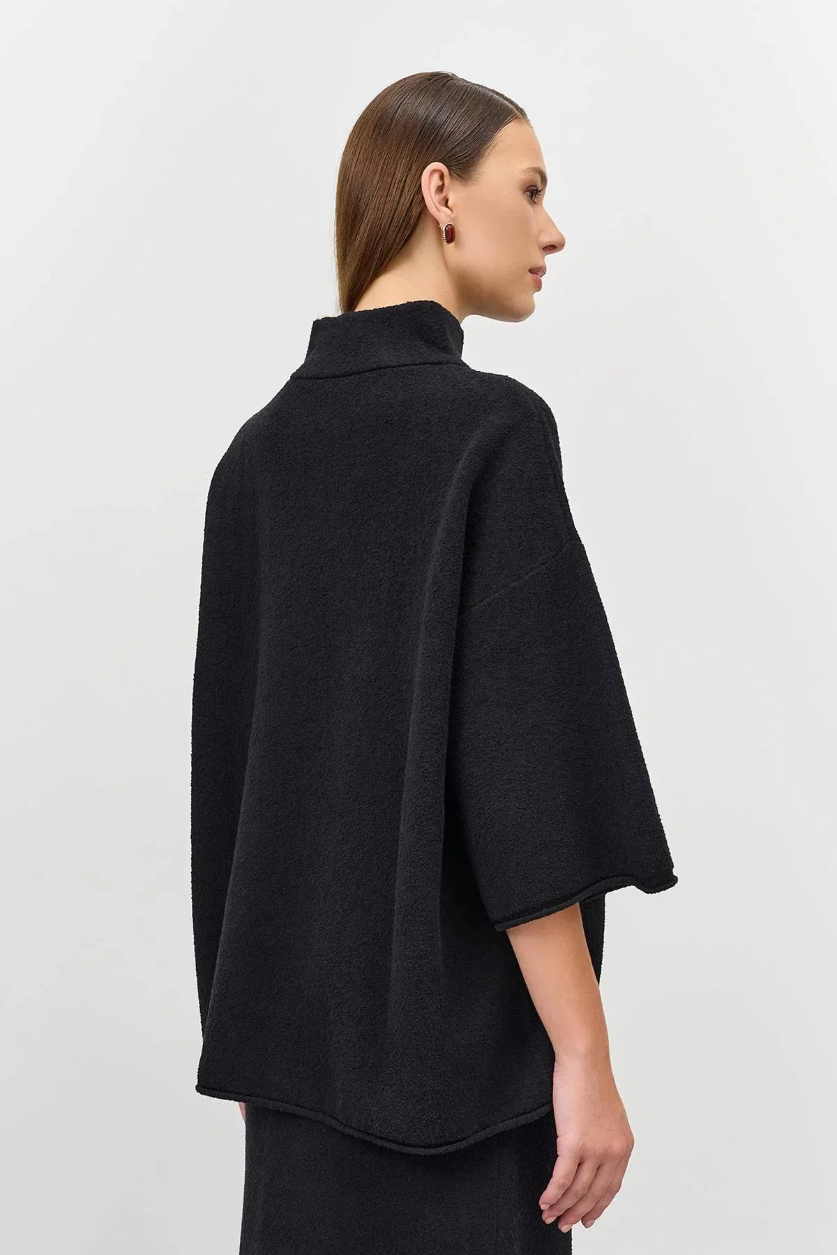 Oversize джемпер из текстурной пряжи, 40