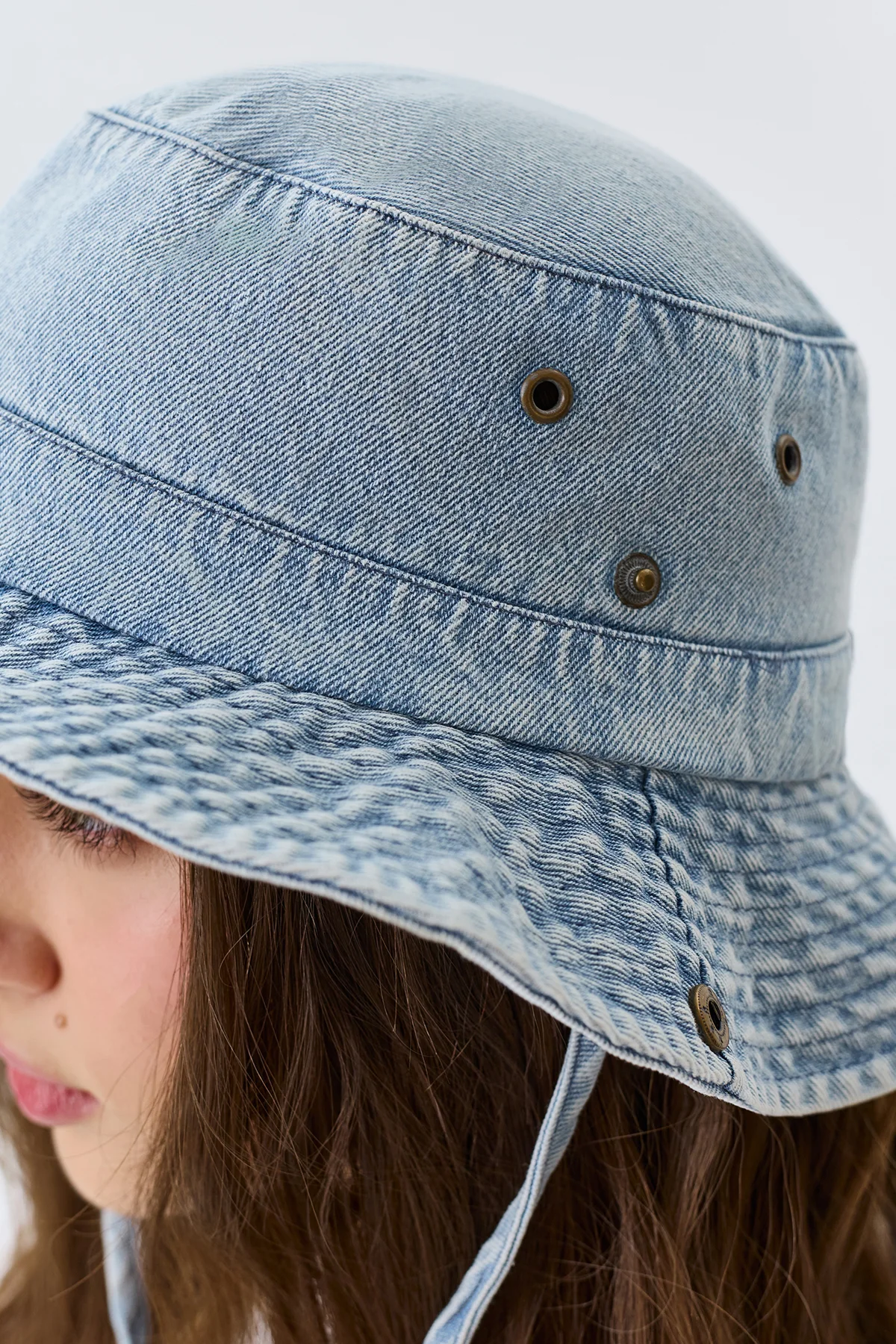 Джинсовая панама в стиле "сафари", One