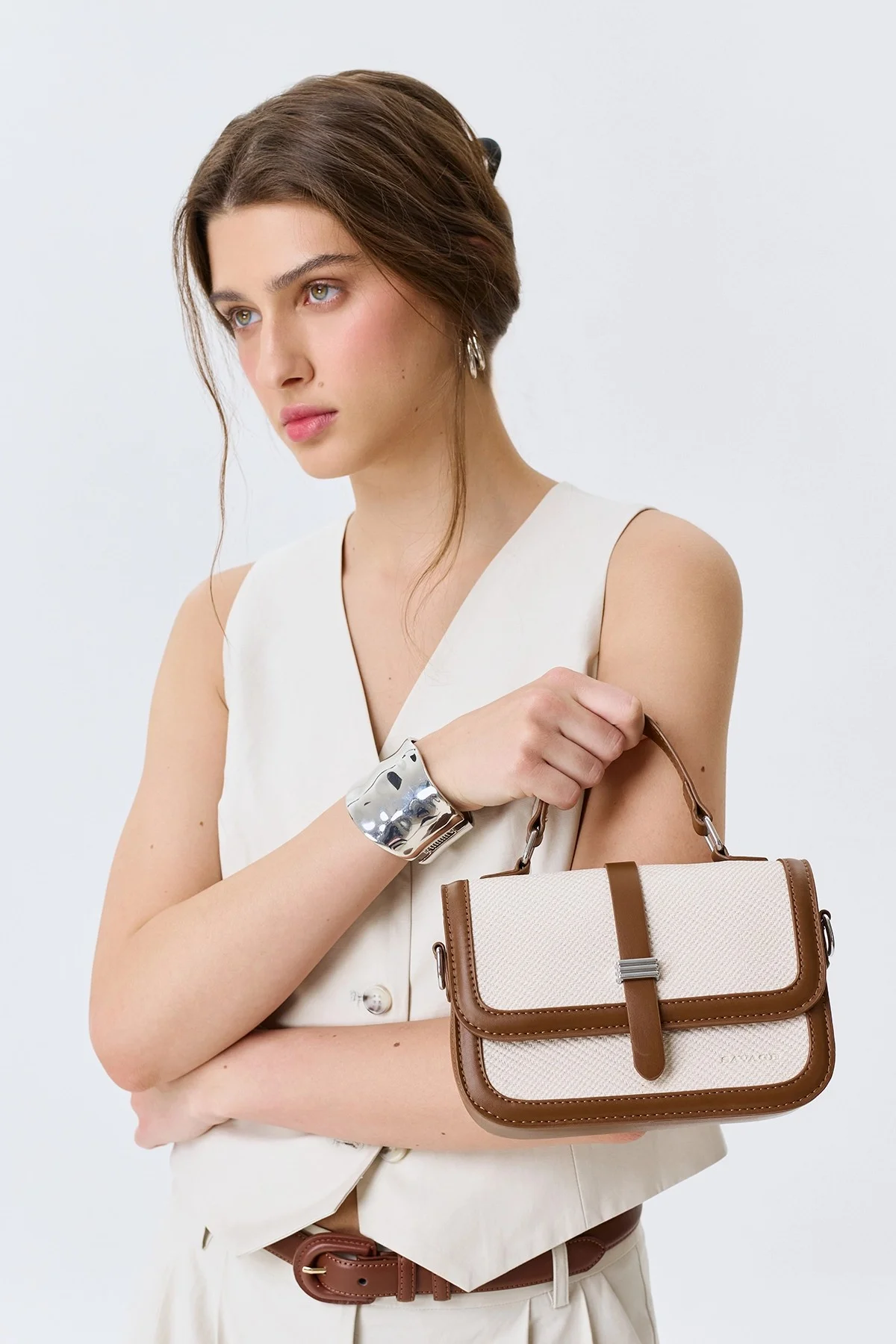 Контрастная сумка кроссбоди, One