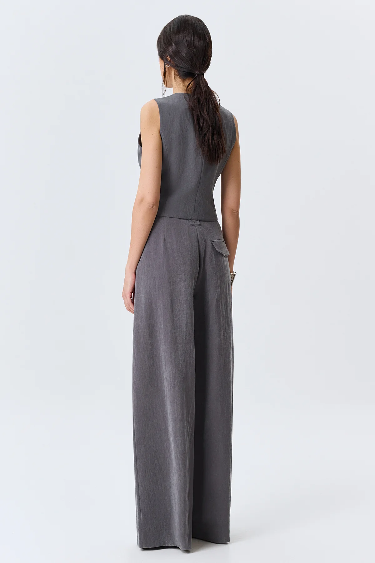 Укороченный жилет из лиоцелла, 50