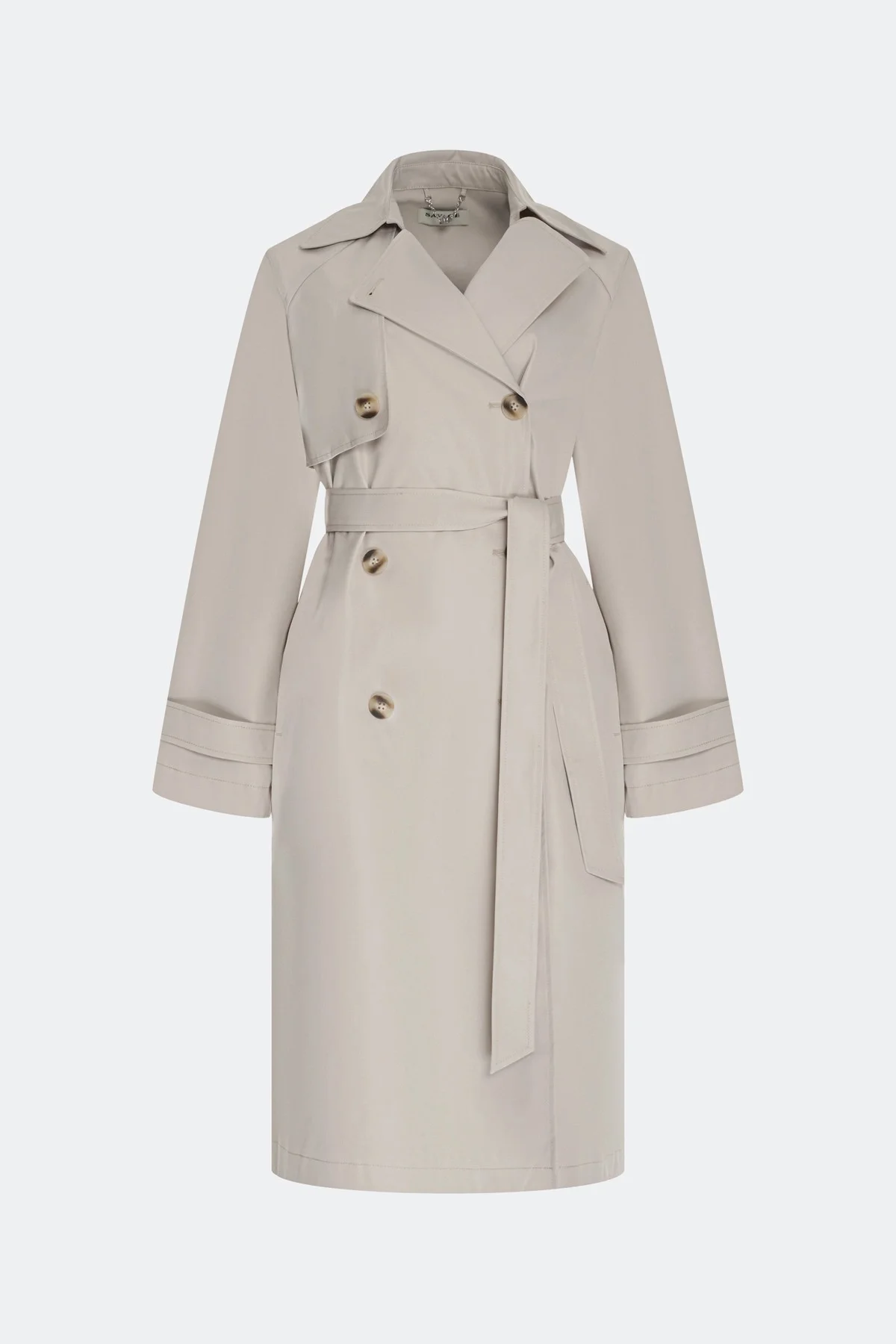 Классический тренч с акцентными пуговицами, 48