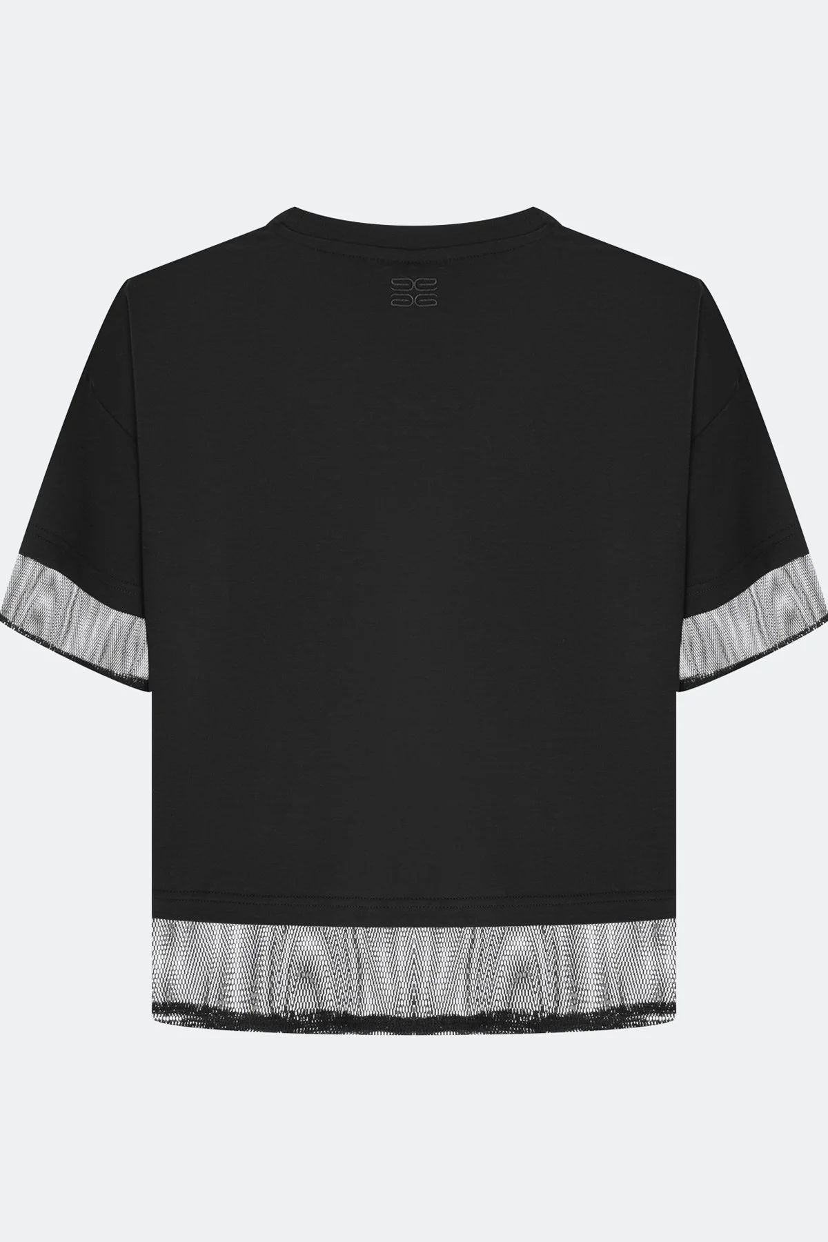 Джемпер с вставками из сетки, 38