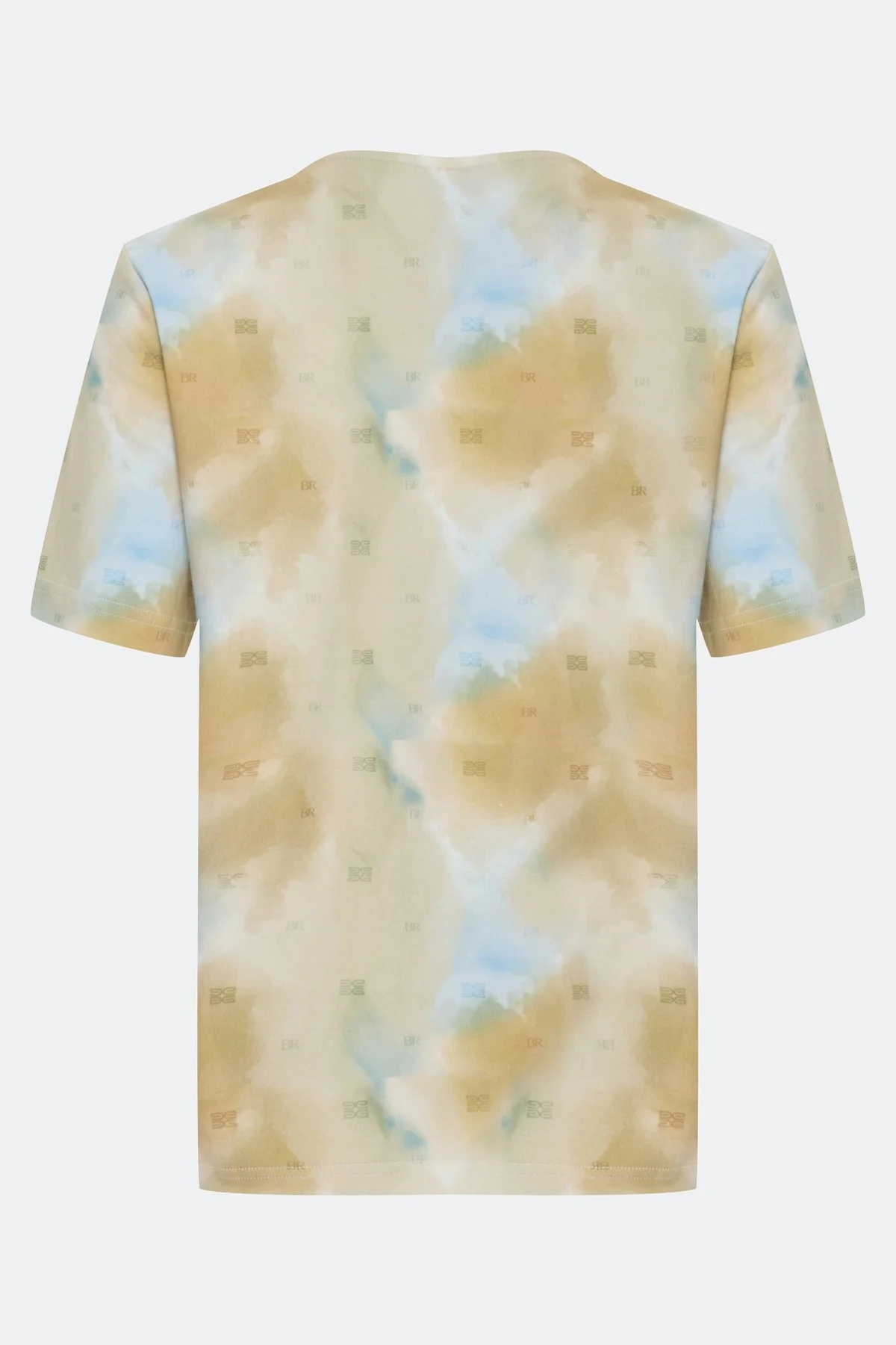 Футболка с абстрактным принтом, 38