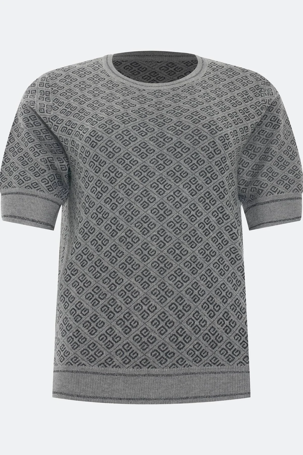 Лимитированная серия жакардовый джемпер с шелком и ремень, 44