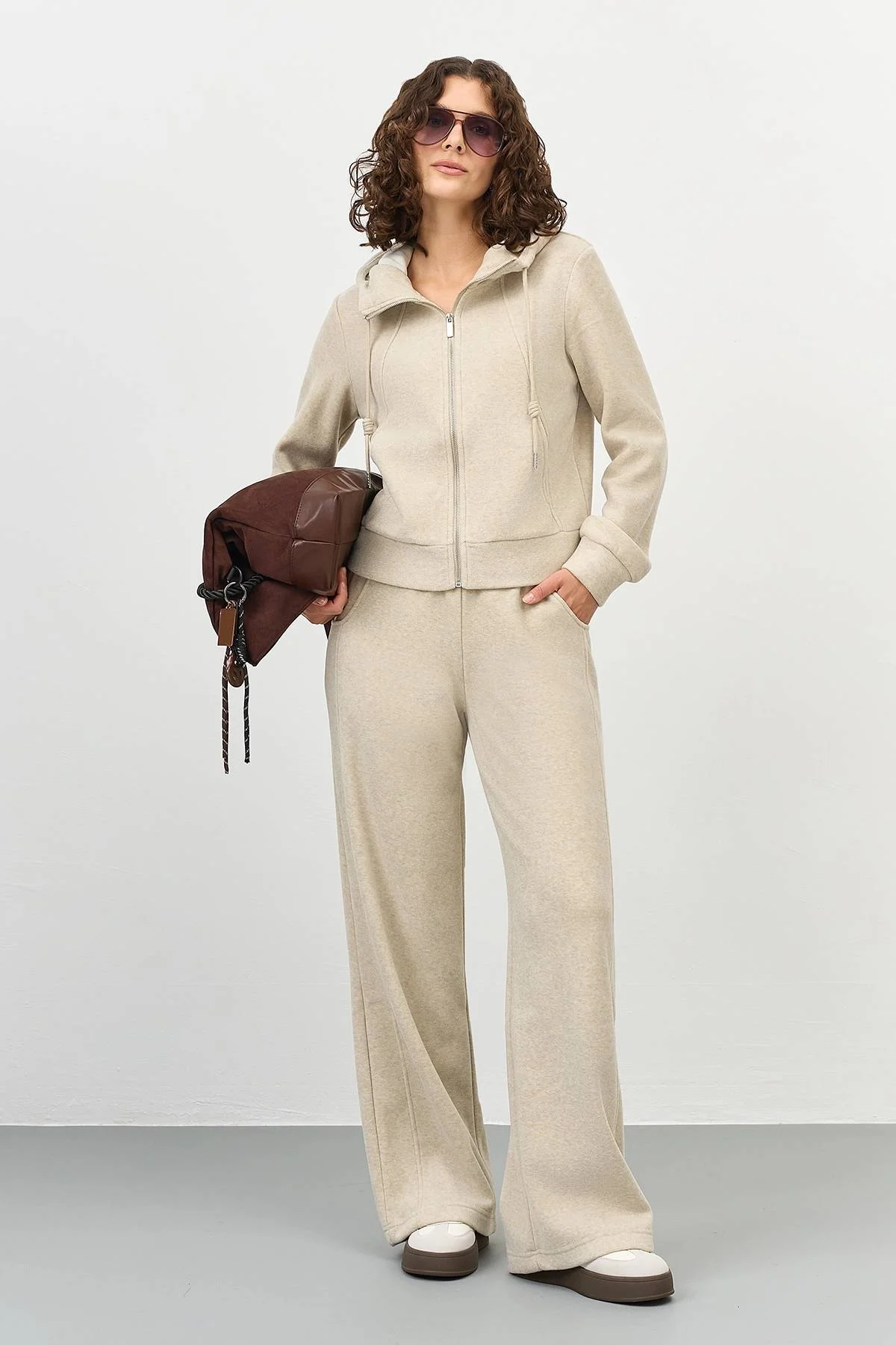 Теплый укороченный худи, 50