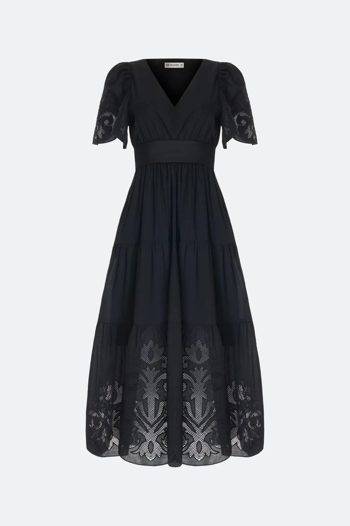 Платье с ажурной вышивкой, 42