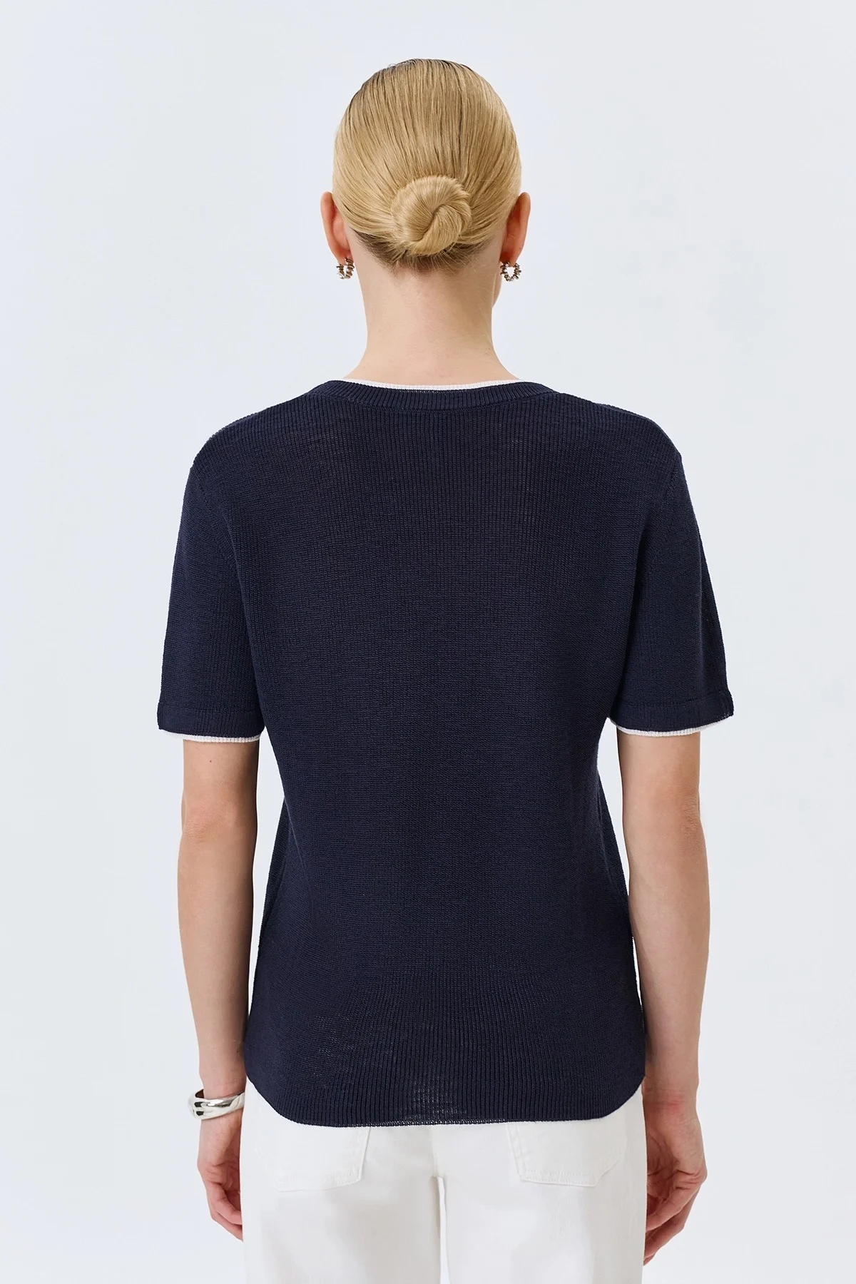 Вязаный джемпер из вискозы прямого силуэта, 50