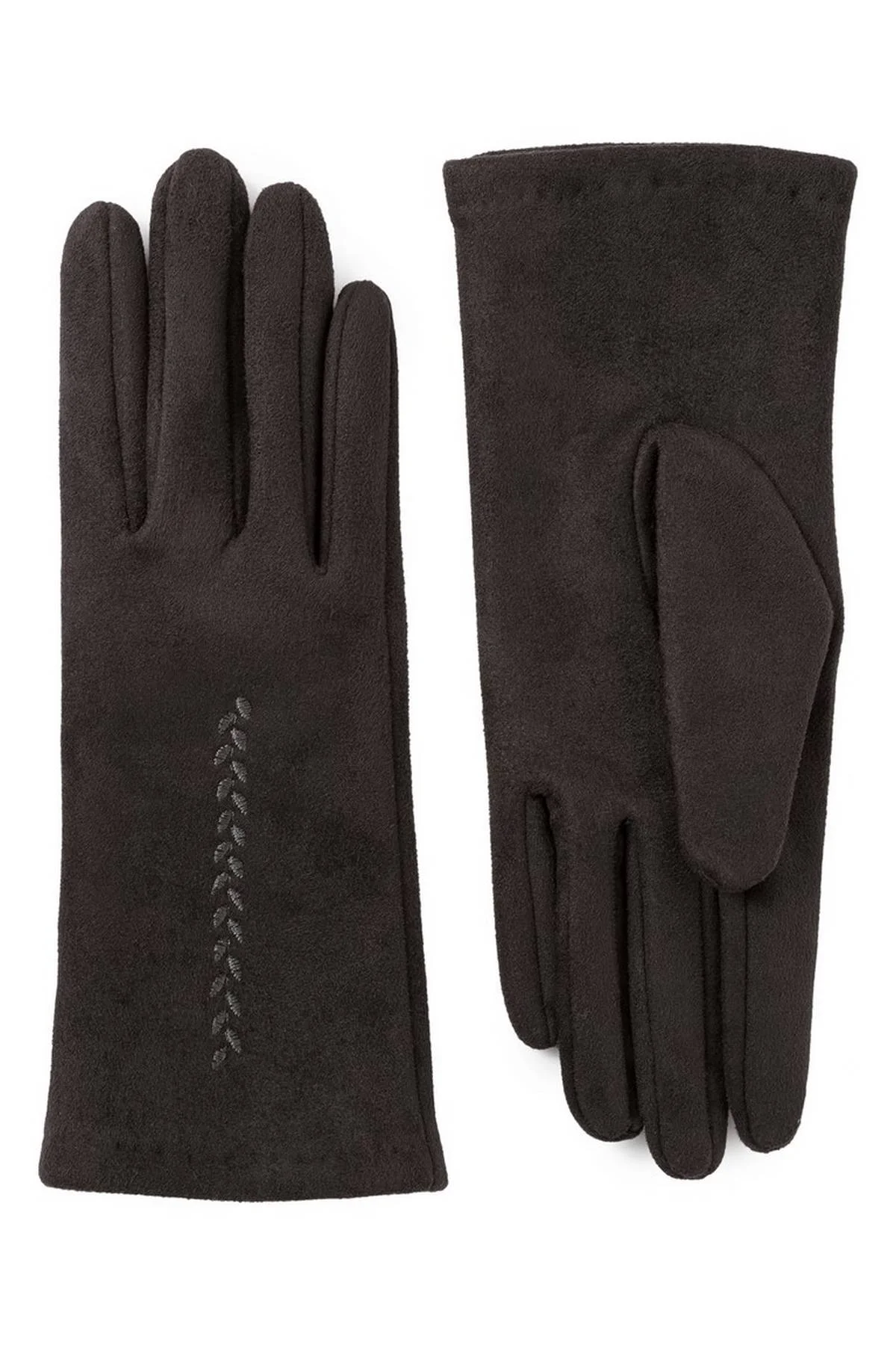 Перчатки серые, S