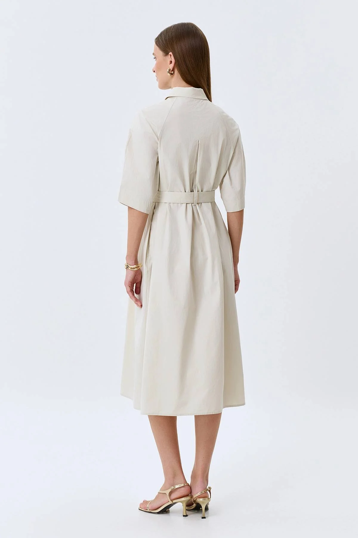 Платье-рубашка из 100% хлопка, 34