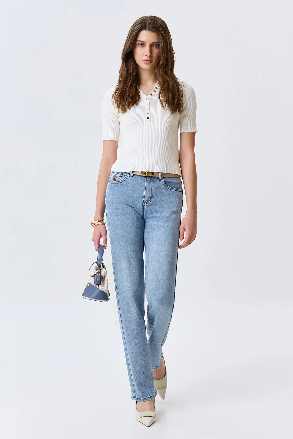 Базовые джинсы Straight fit, 46