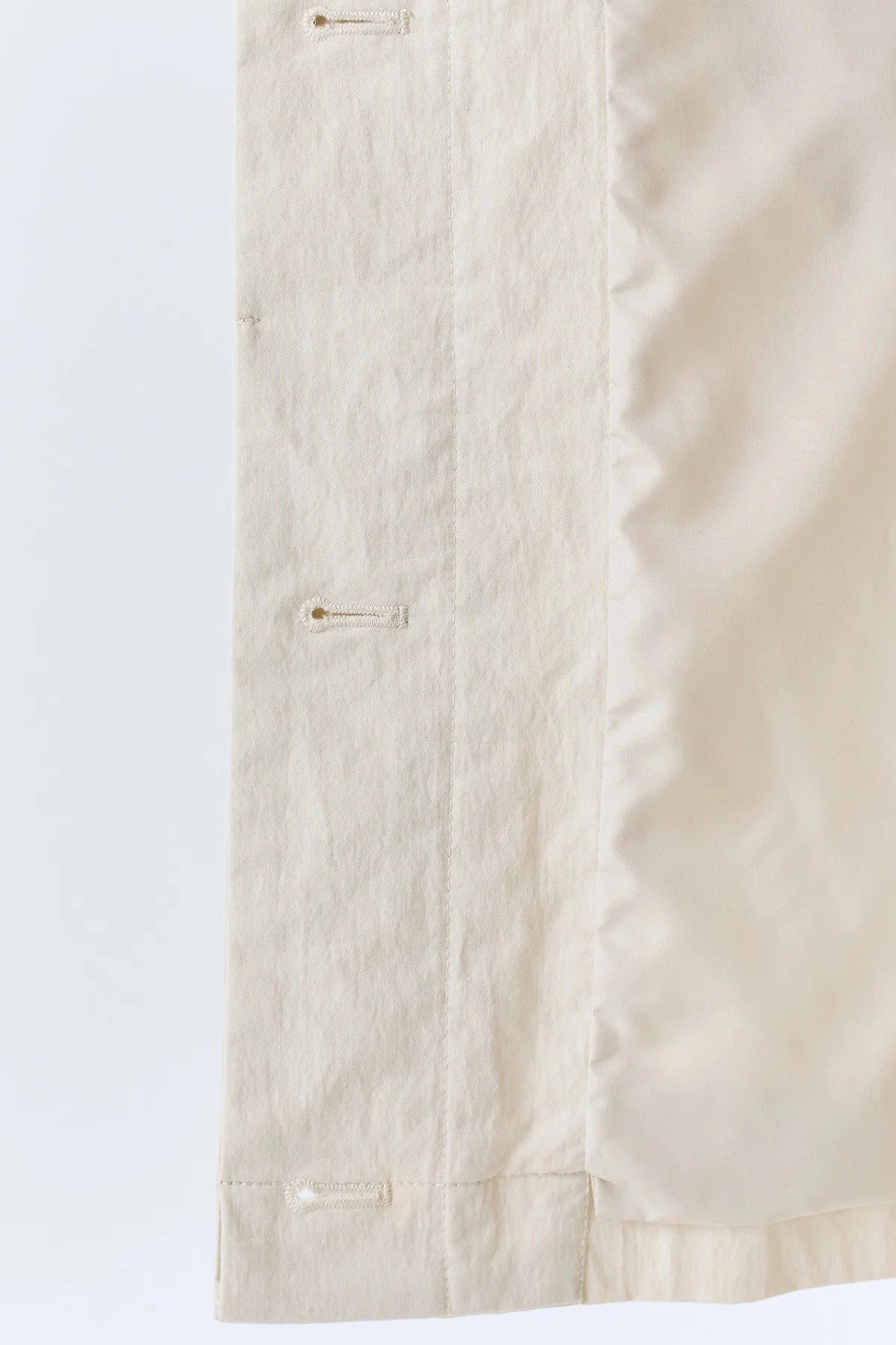 Укороченный плащ из смесового хлопка, 44