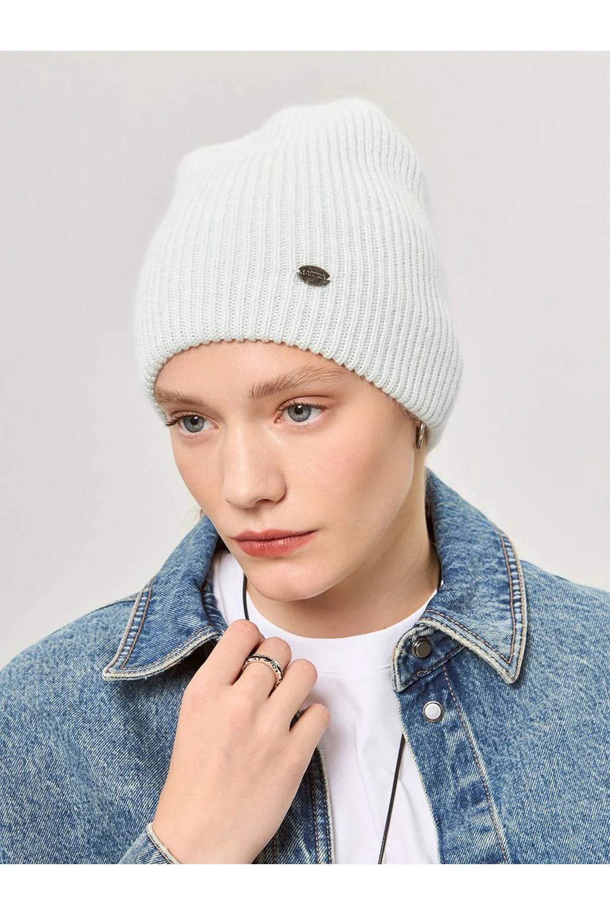 Шапка светло-голубая, One