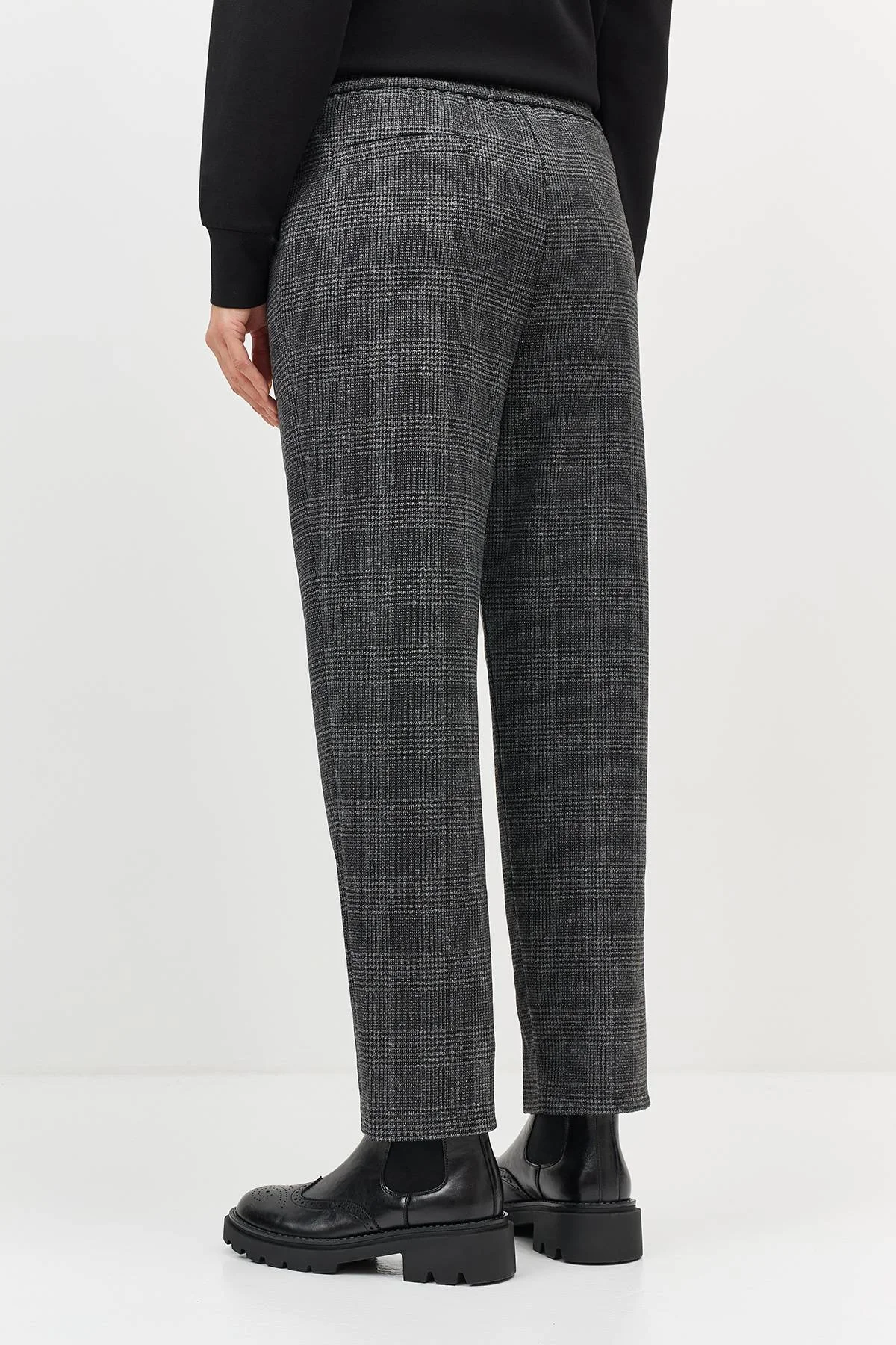 Лимитированная серия утепленные брюки в клетку и ремень, 46